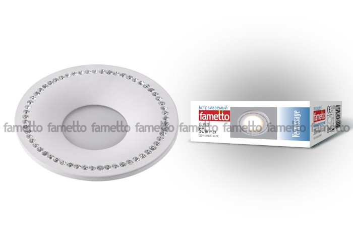 Встраиваемый светильник Fametto Vernissage DLS-V103 GU5.3 WHITE