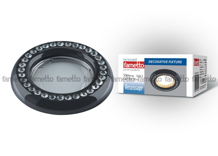 Встраиваемый светильник Fametto Vernissage DLS-V101 GU5.3 BLACK