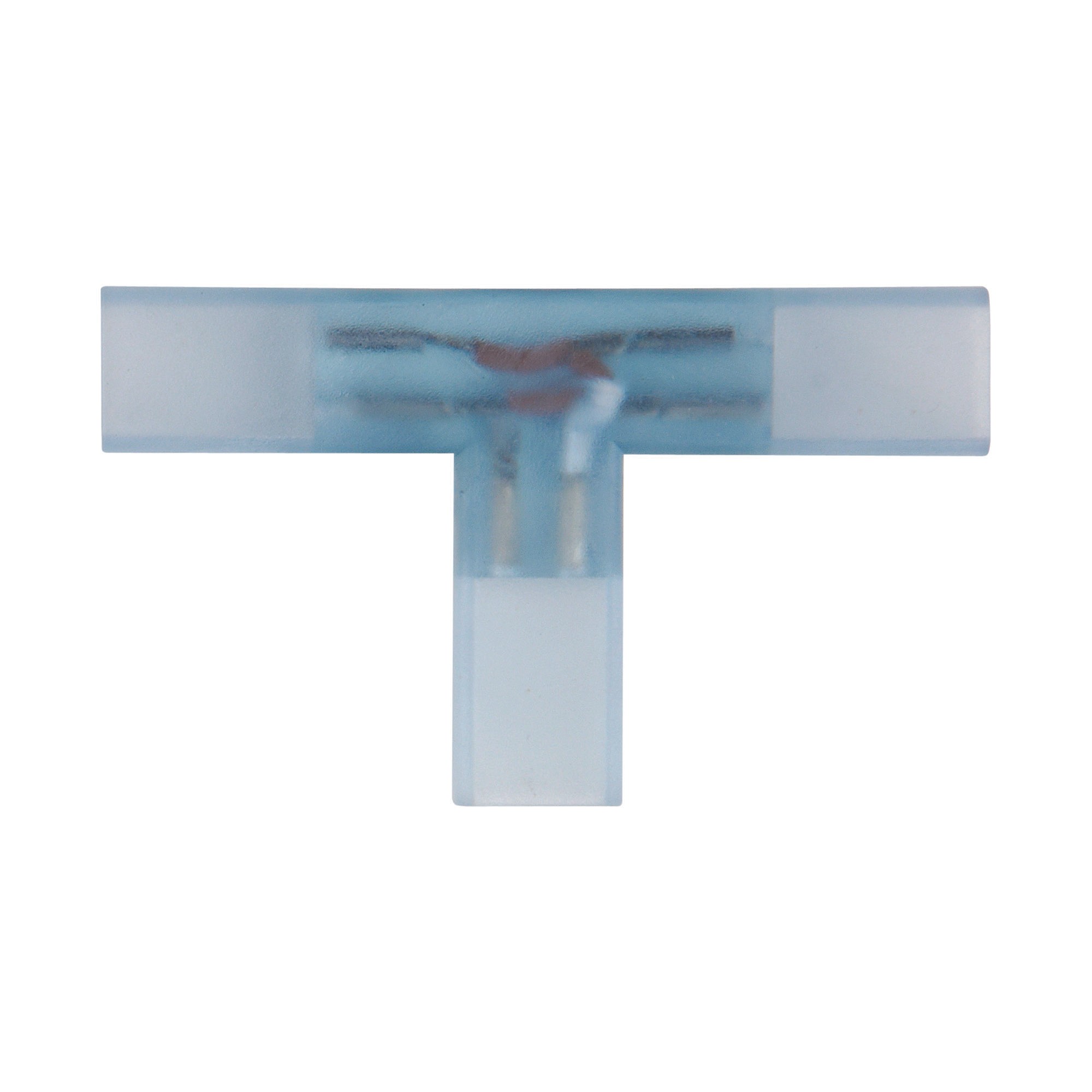 Соединитель контактный Т-образный для светодиодных лент 220В 5050 RGB Uniel UTC-K-34/B67-RGB CLEAR 005 POLYBAG