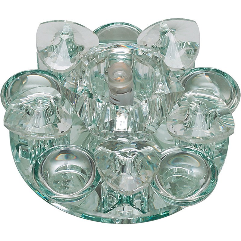 Встраиваемый светильник Fametto Fiore DLS-F123 G4 GLASSY/CLEAR