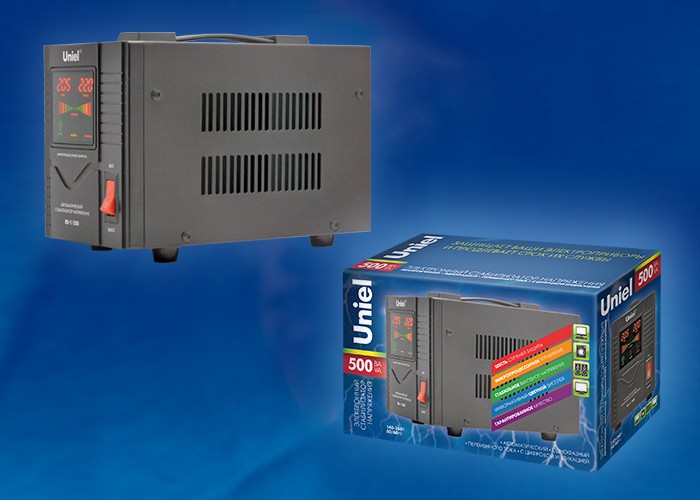 Стабилизатор релейный однофазный Uniel RS-1/500