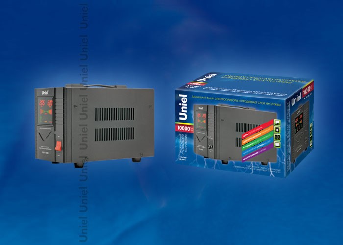 Стабилизатор релейный однофазный Uniel RS-1/10000