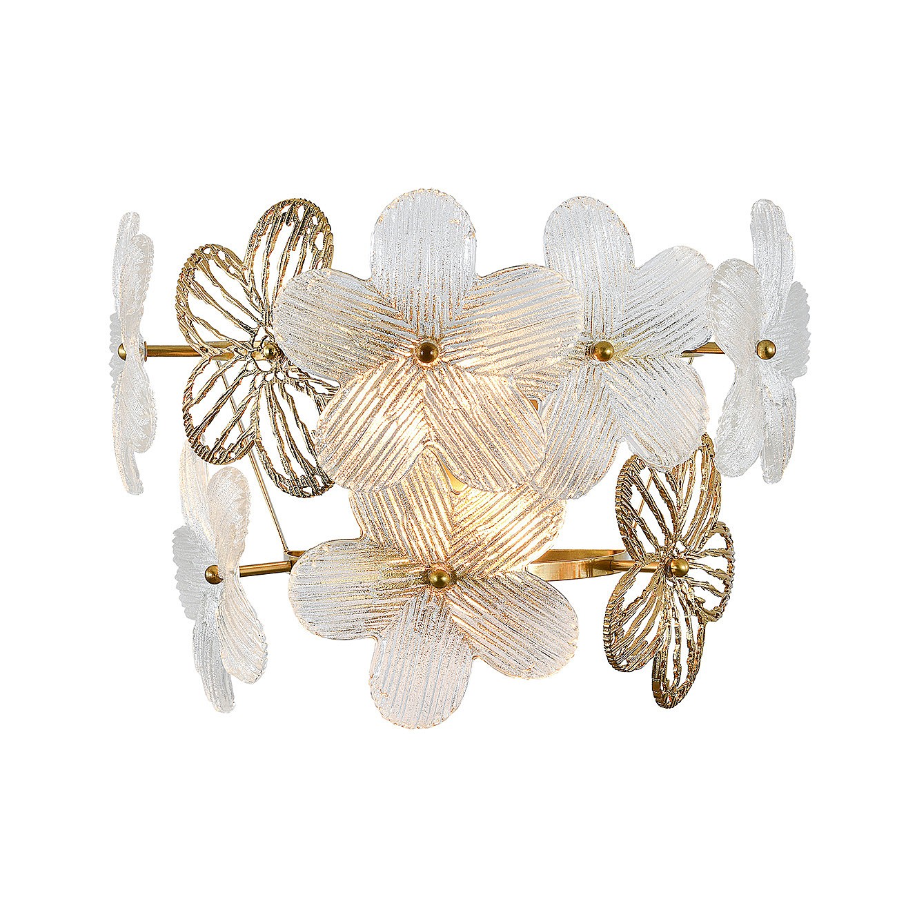 Настенное бра Indigo Fiori V000554 12049/2W Brass