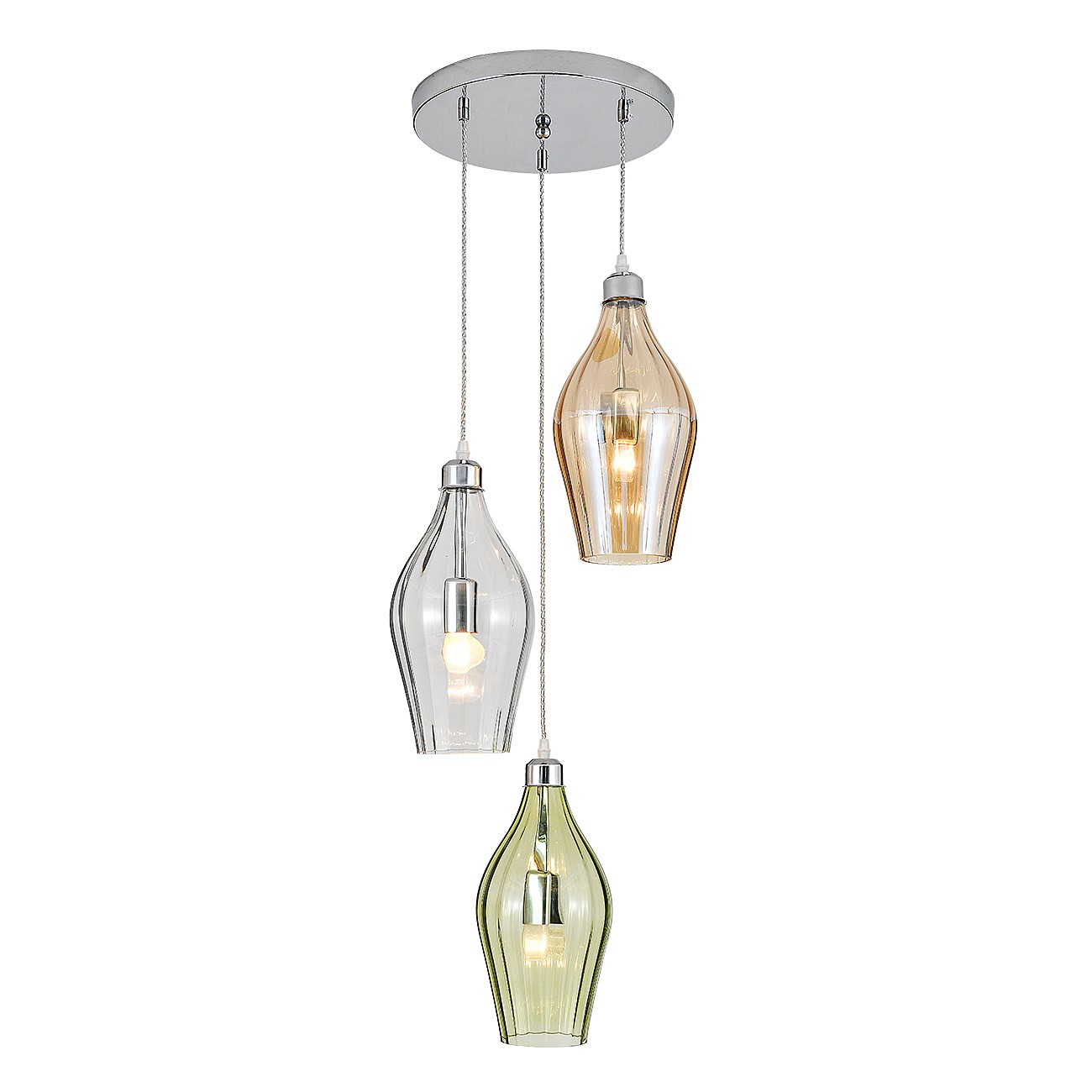 Светильник подвесной Indigo Piemonte V000588 11058/3P Multicolor