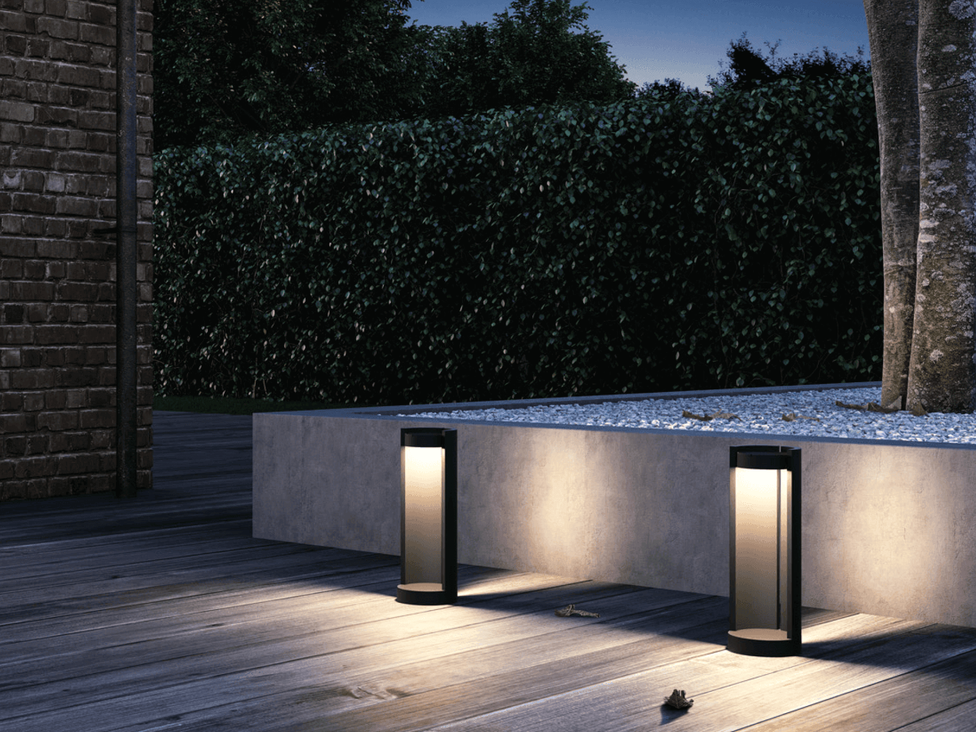 Уличный наземный светильник SWG DesignLed HL FL-1262-800-15-WH-WW