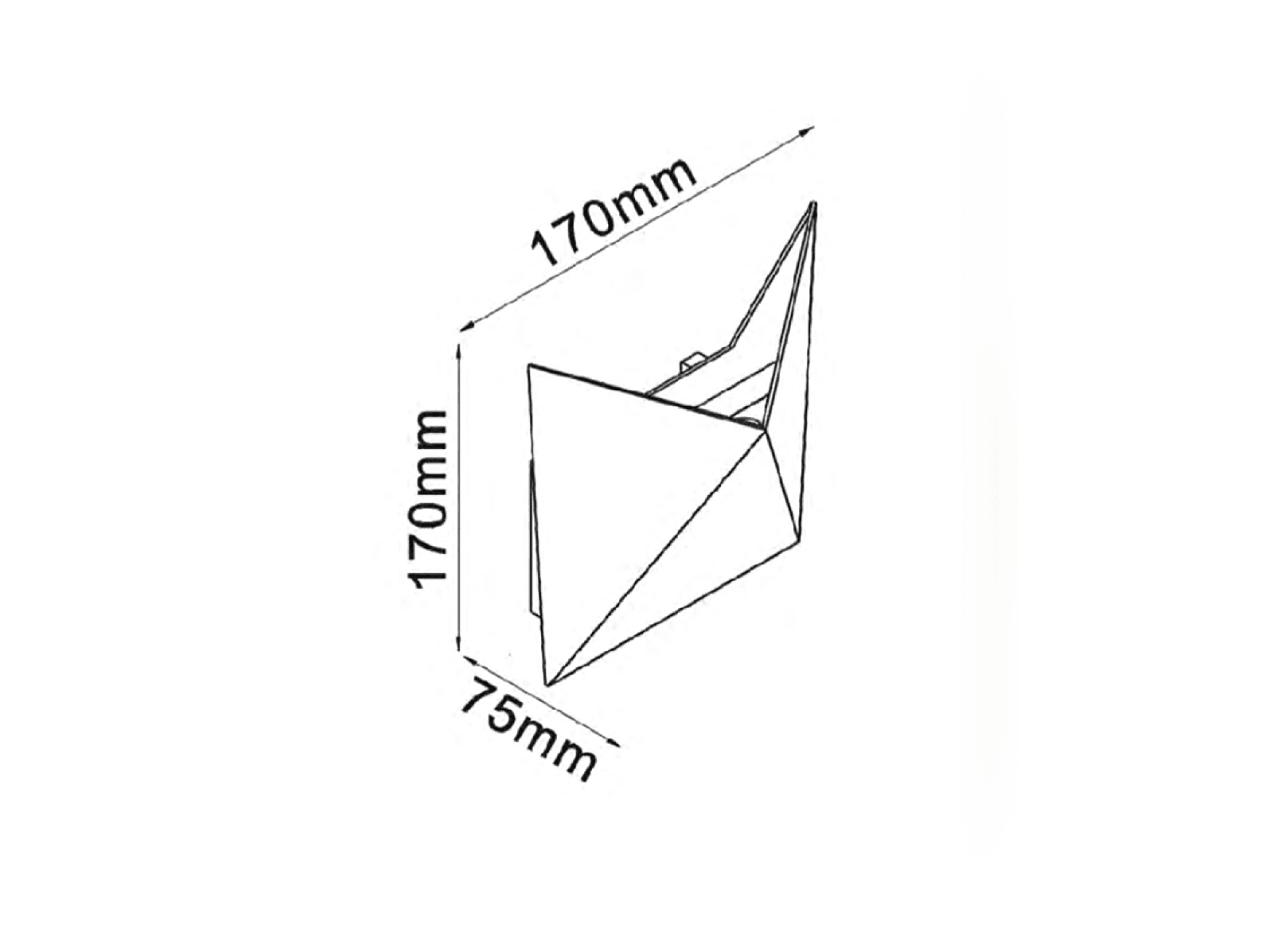 Уличный настенный светильник SWG DesignLed GW GW-A816-7-BL-WW