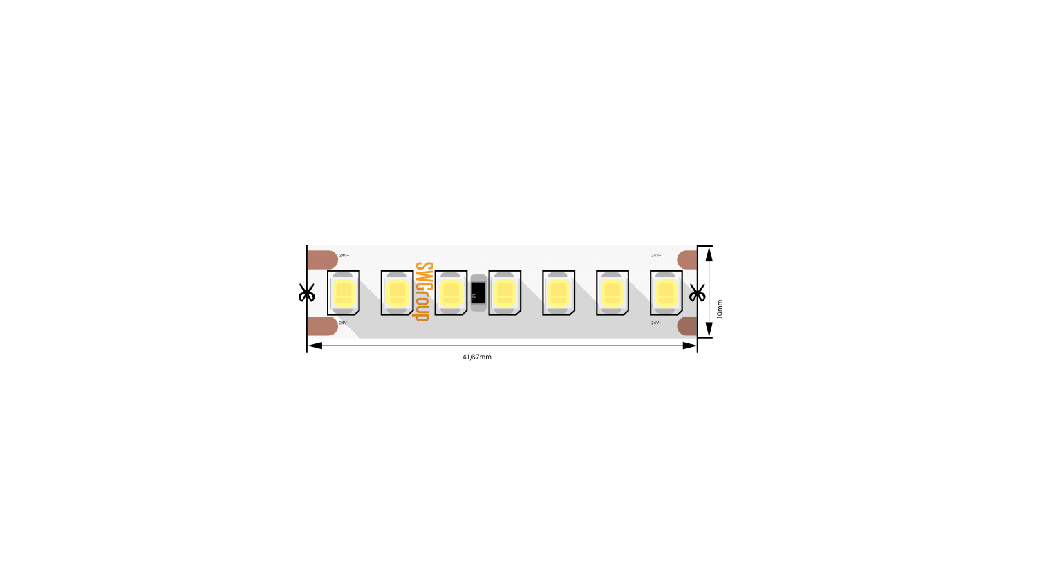 LED лента SWG PRO SWG2P168 SWG2168-24-17,3-W-20