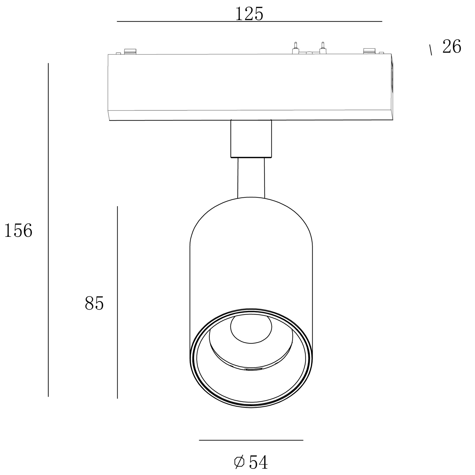Трековый светильник SWG PRO SLIM SL-SLIM-SPWH-15-CCT