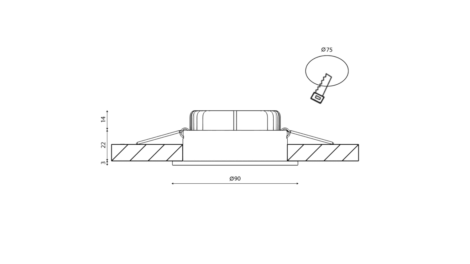 Встраиваемый светильник SWG DesignLed FA FA-NIA-179612EA-WH-WW