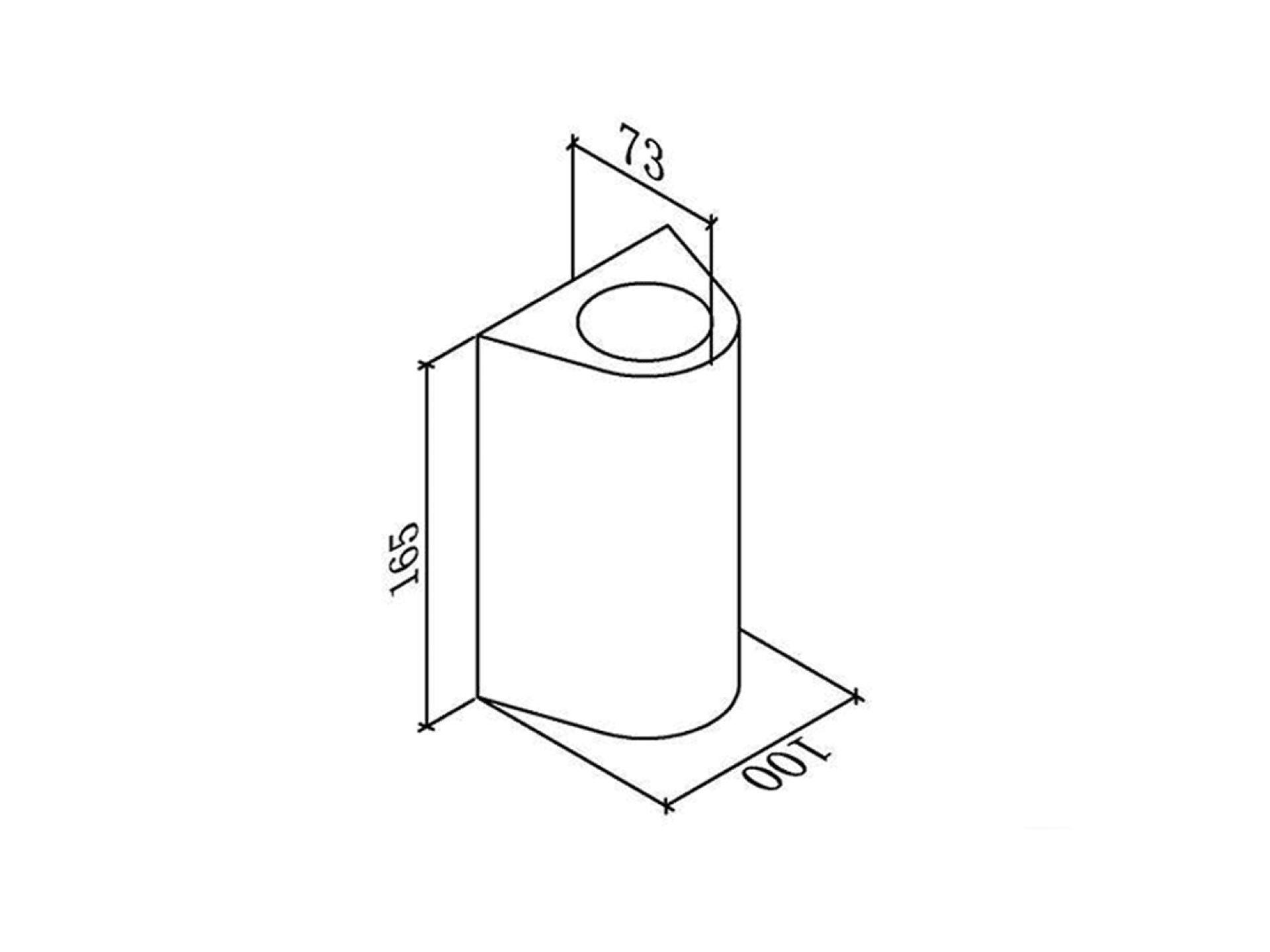 Уличный настенный светильник SWG DesignLed JY LW-A0148B-BL-WW
