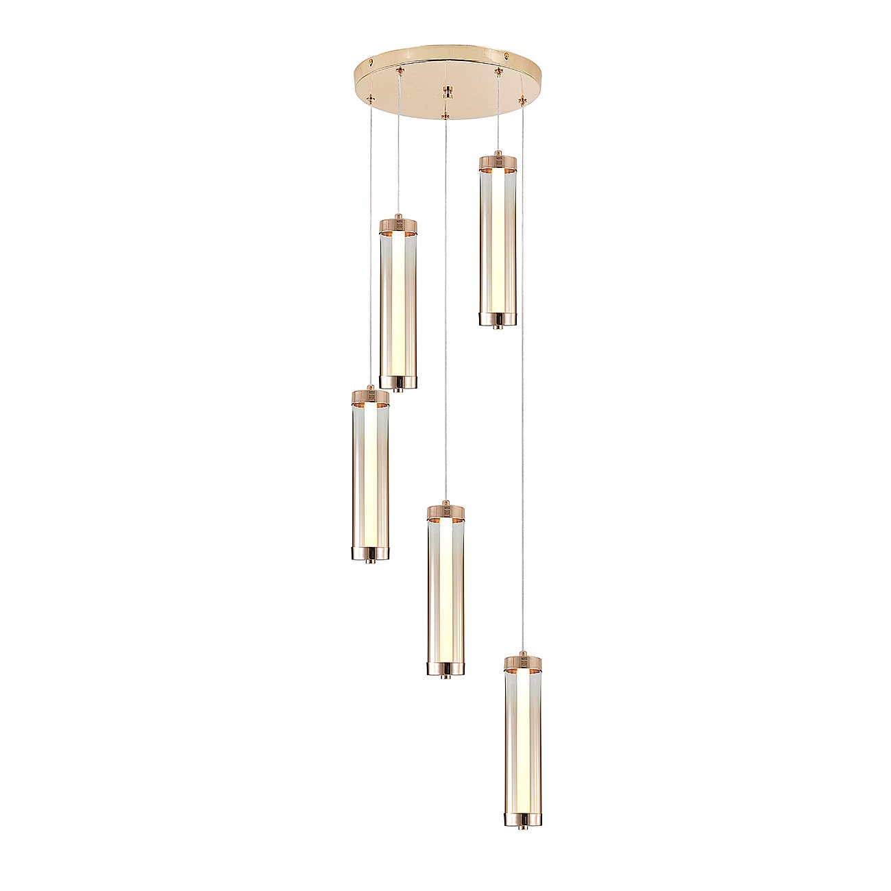 Светильник подвесной Indigo Rilucente V000151L 11061/5P Gold