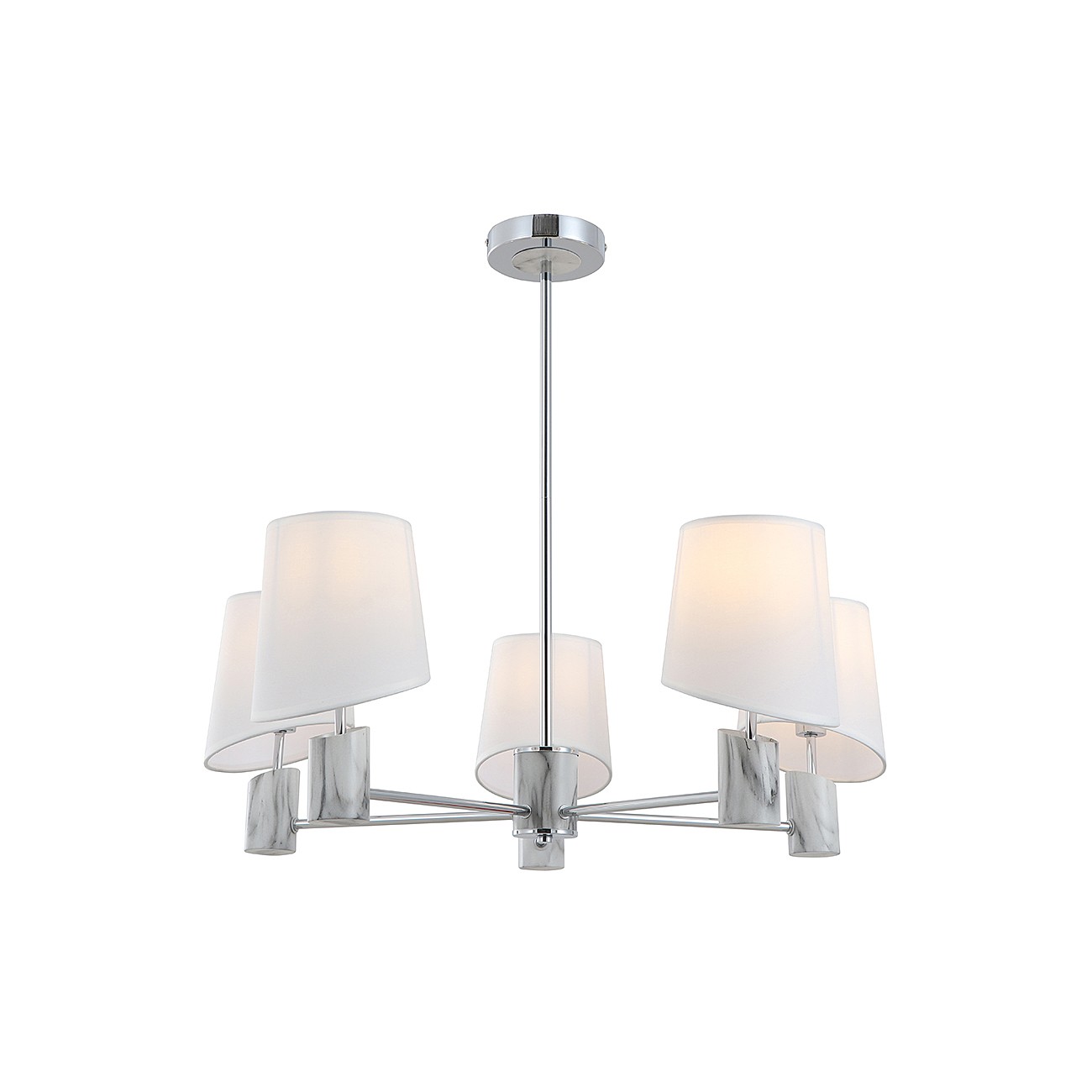 Люстра на штанге Indigo Sereno V000574 13034/5R Chrome