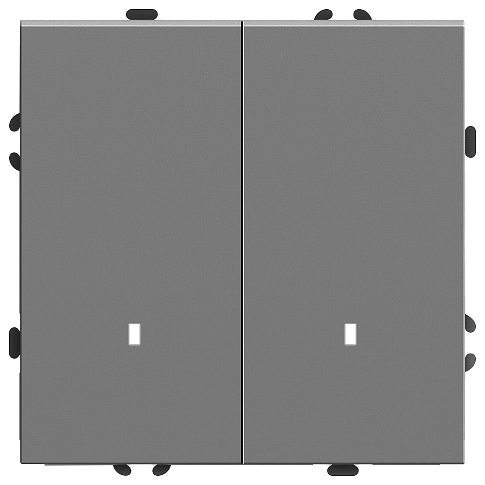 Выключатель 2-клавишный c индикатором (механизм) Stekker Эмили 49942