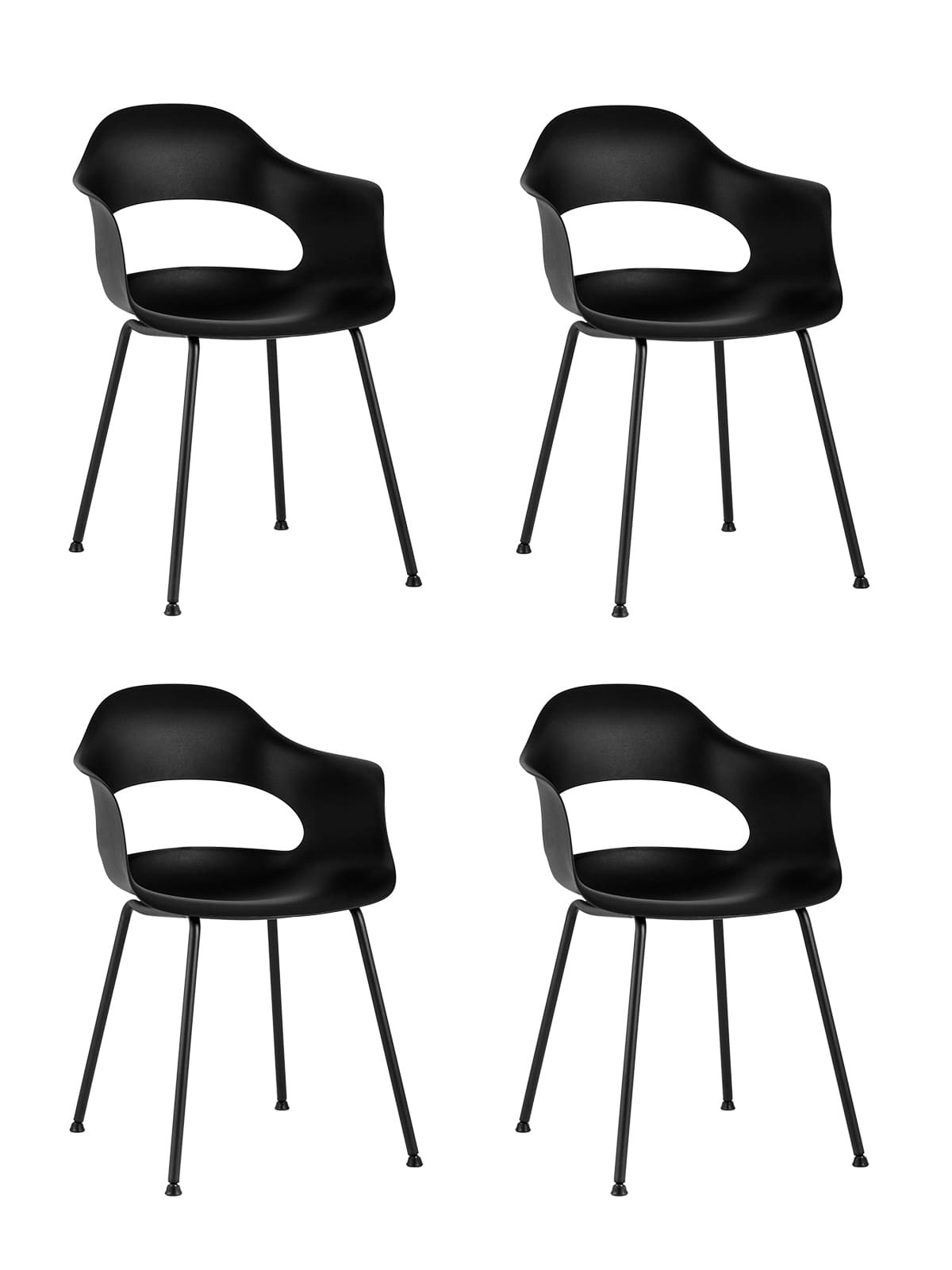 Комплект стульев Stool Group Lady SL-7018K black X4