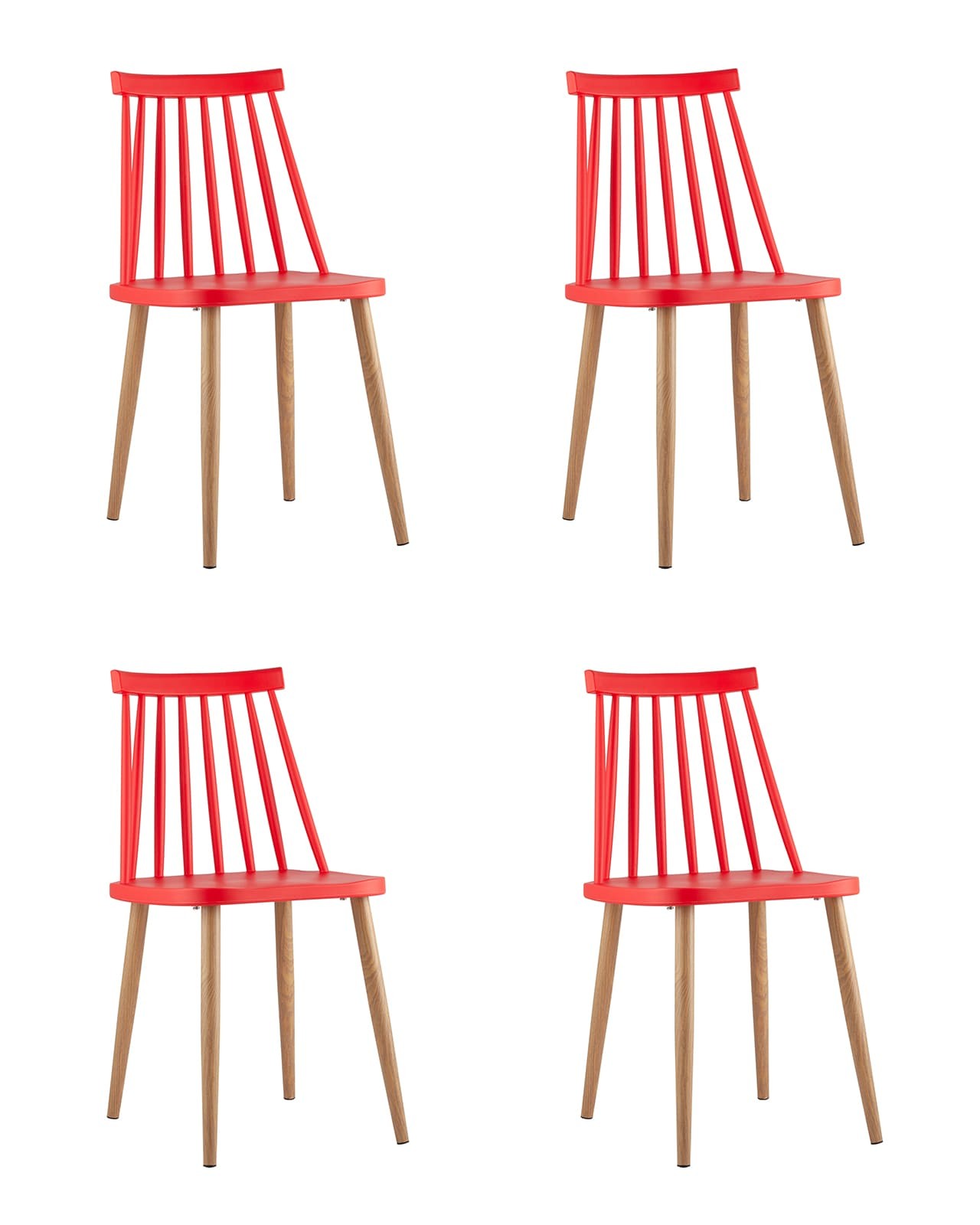 Комплект стульев Stool Group Морган Y820 red X4