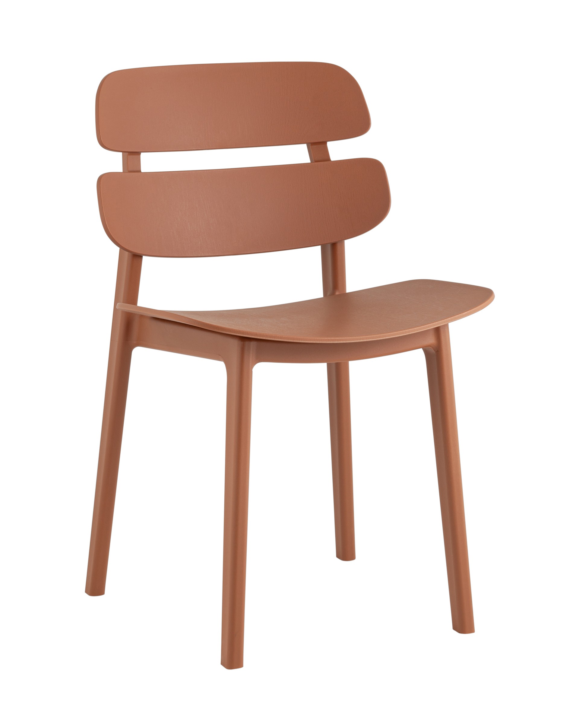 Стул пластиковый Stool Group Tony D-031 brown 60535