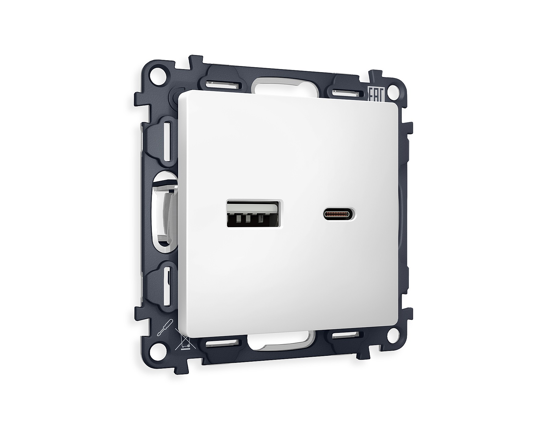 Розетка Ambrella Volt ALFA MA131010