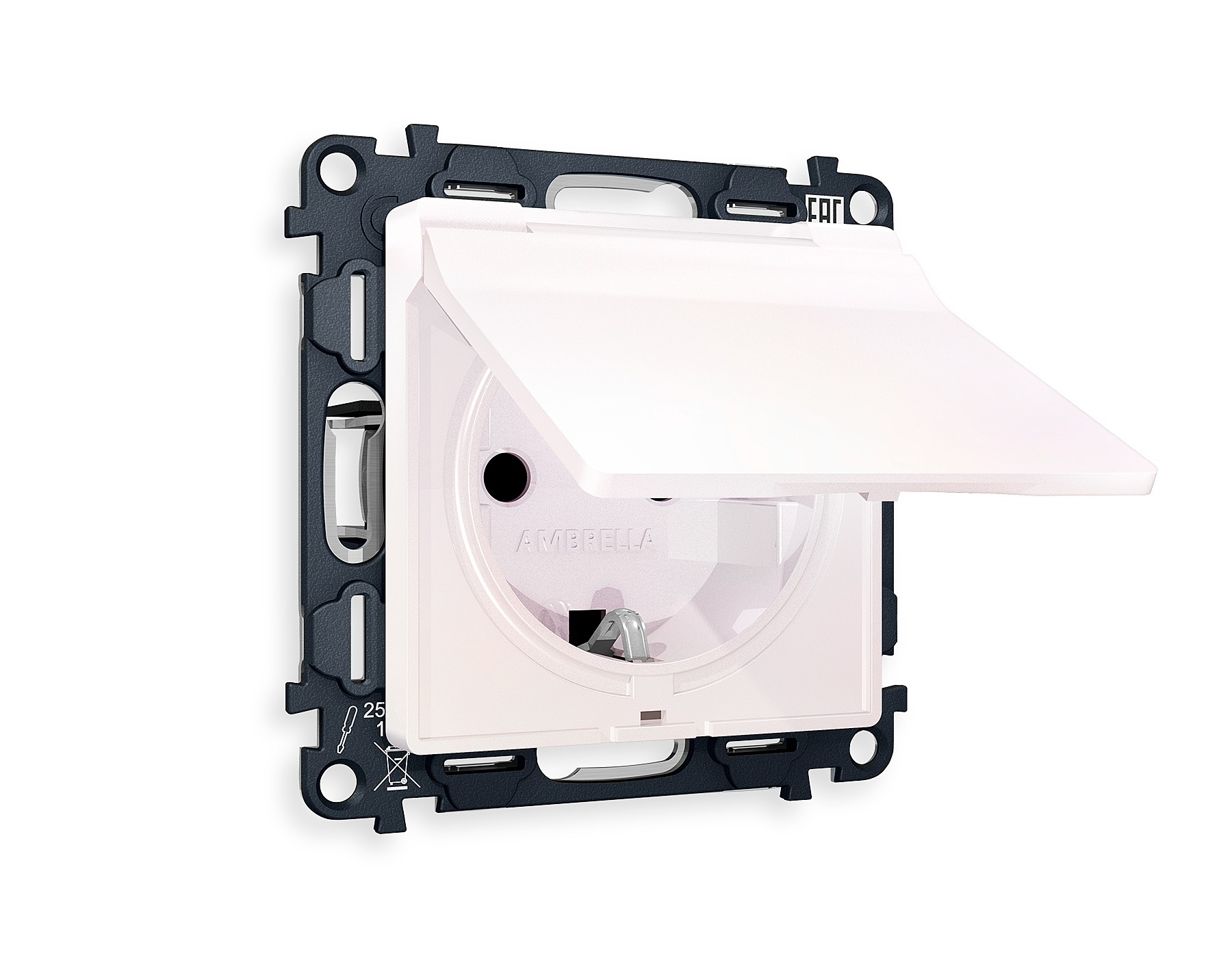 Розетка Ambrella Volt ALFA MA208010