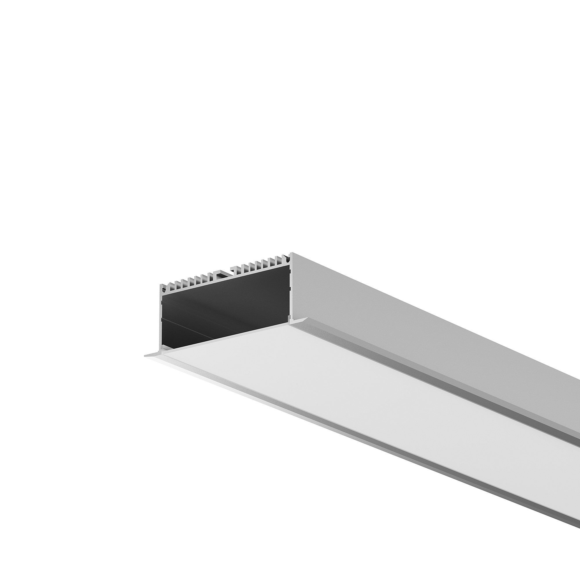 Алюминиевый профиль встраиваемый ALM-8832-S-2M Maytoni Встраиваемый с накладным фланцем профиль 632007