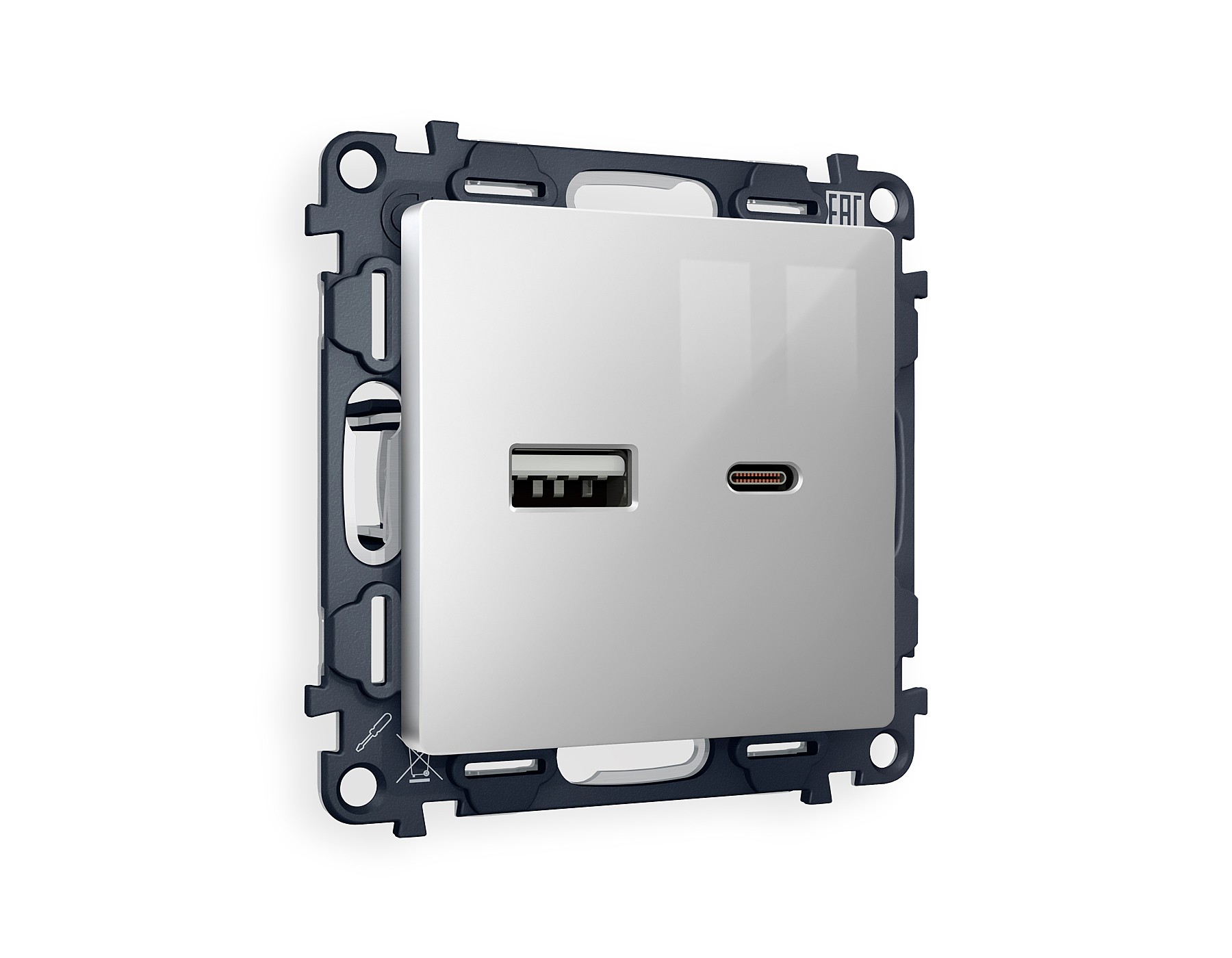 Розетка Ambrella Volt ALFA MA411010