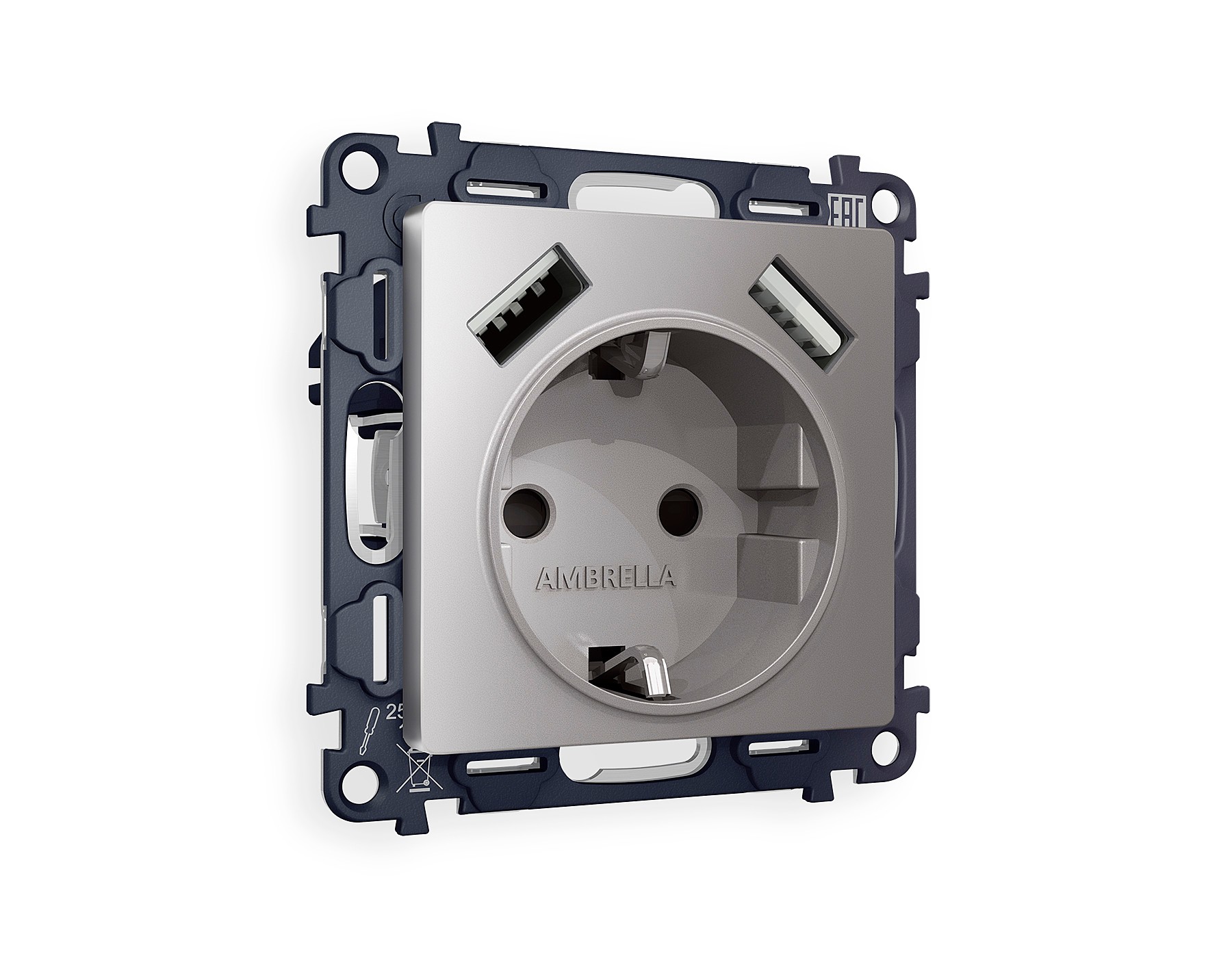 Розетка Ambrella Volt ALFA MA509010