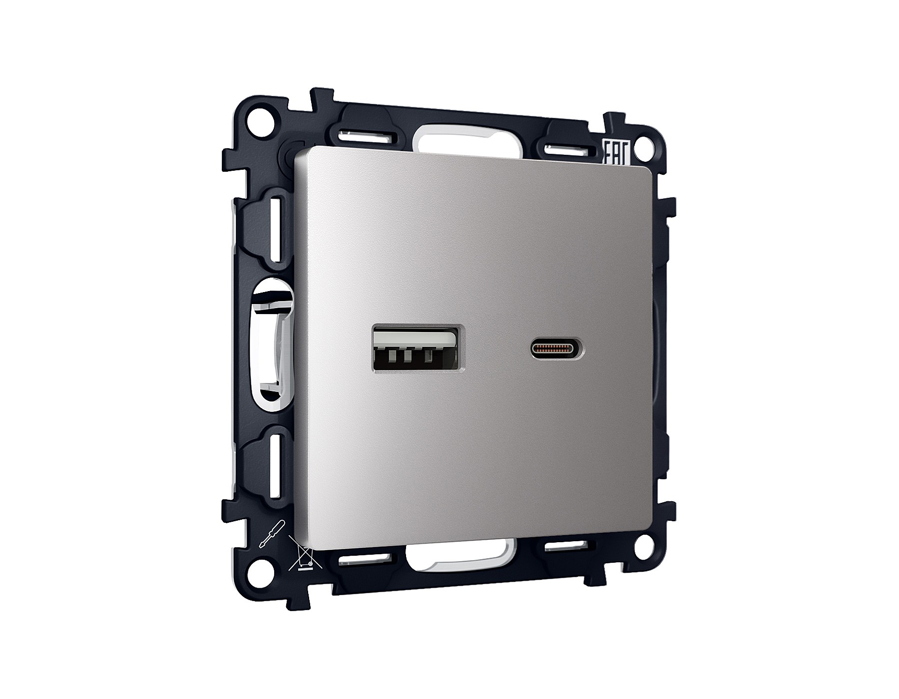 Розетка Ambrella Volt ALFA MA511010