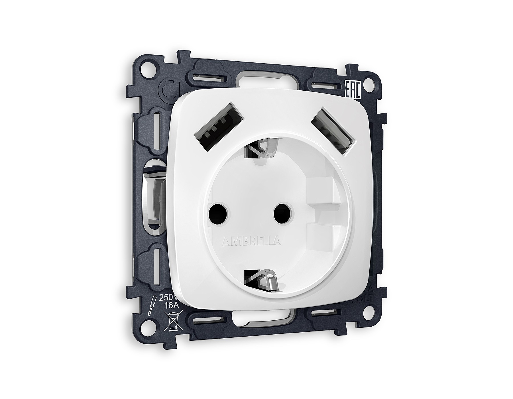 Розетка Ambrella Volt OMEGA MO129010