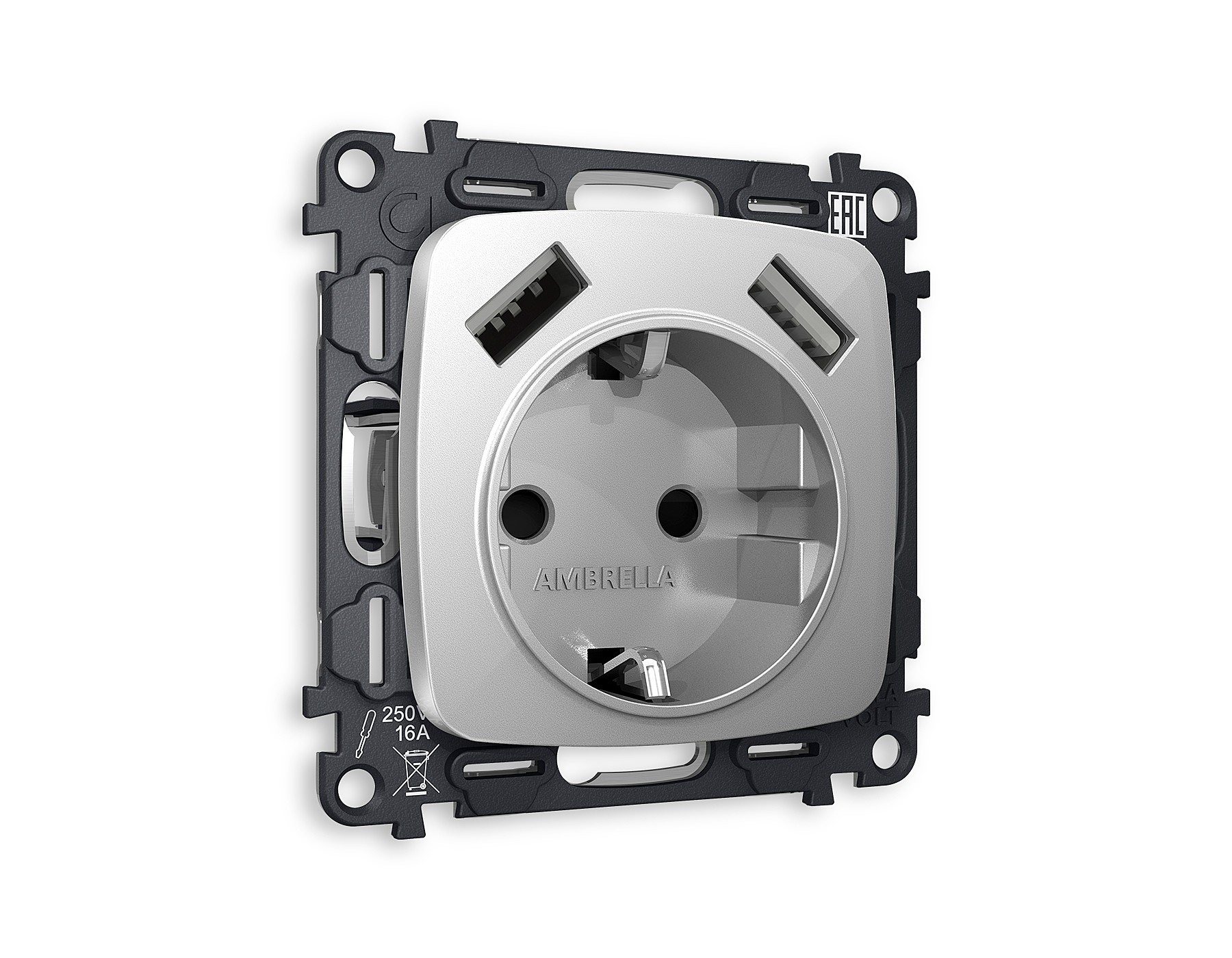 Розетка Ambrella Volt OMEGA MO409010