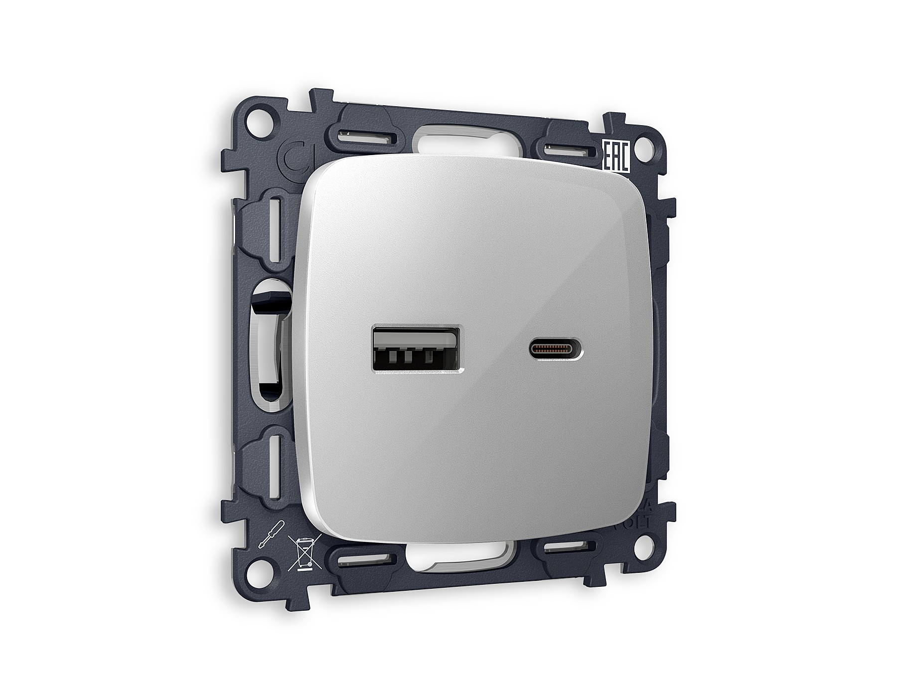 Розетка Ambrella Volt OMEGA MO411010