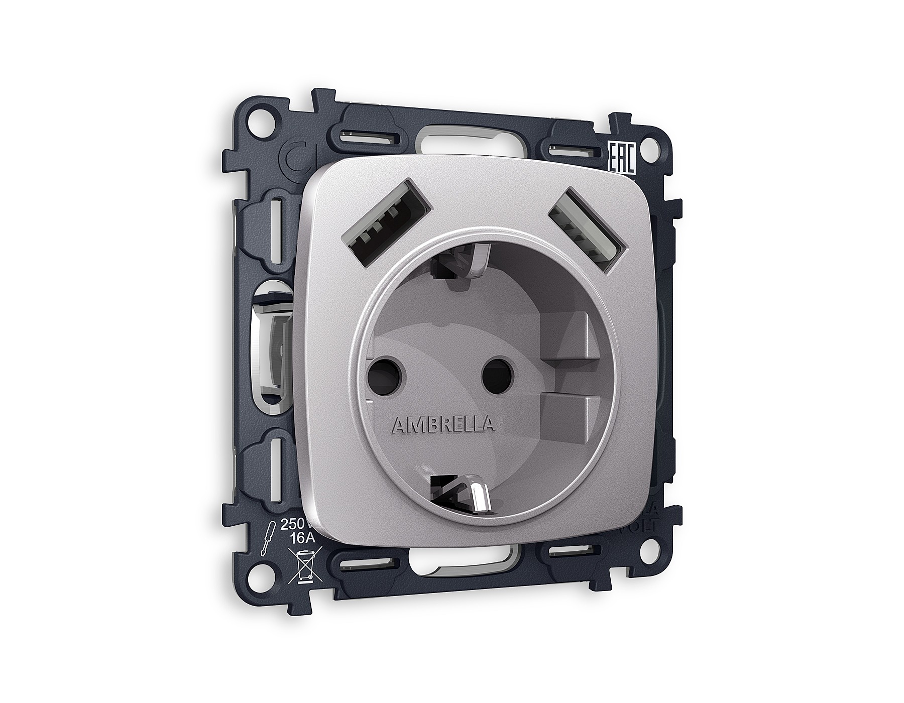 Розетка Ambrella Volt OMEGA MO509010