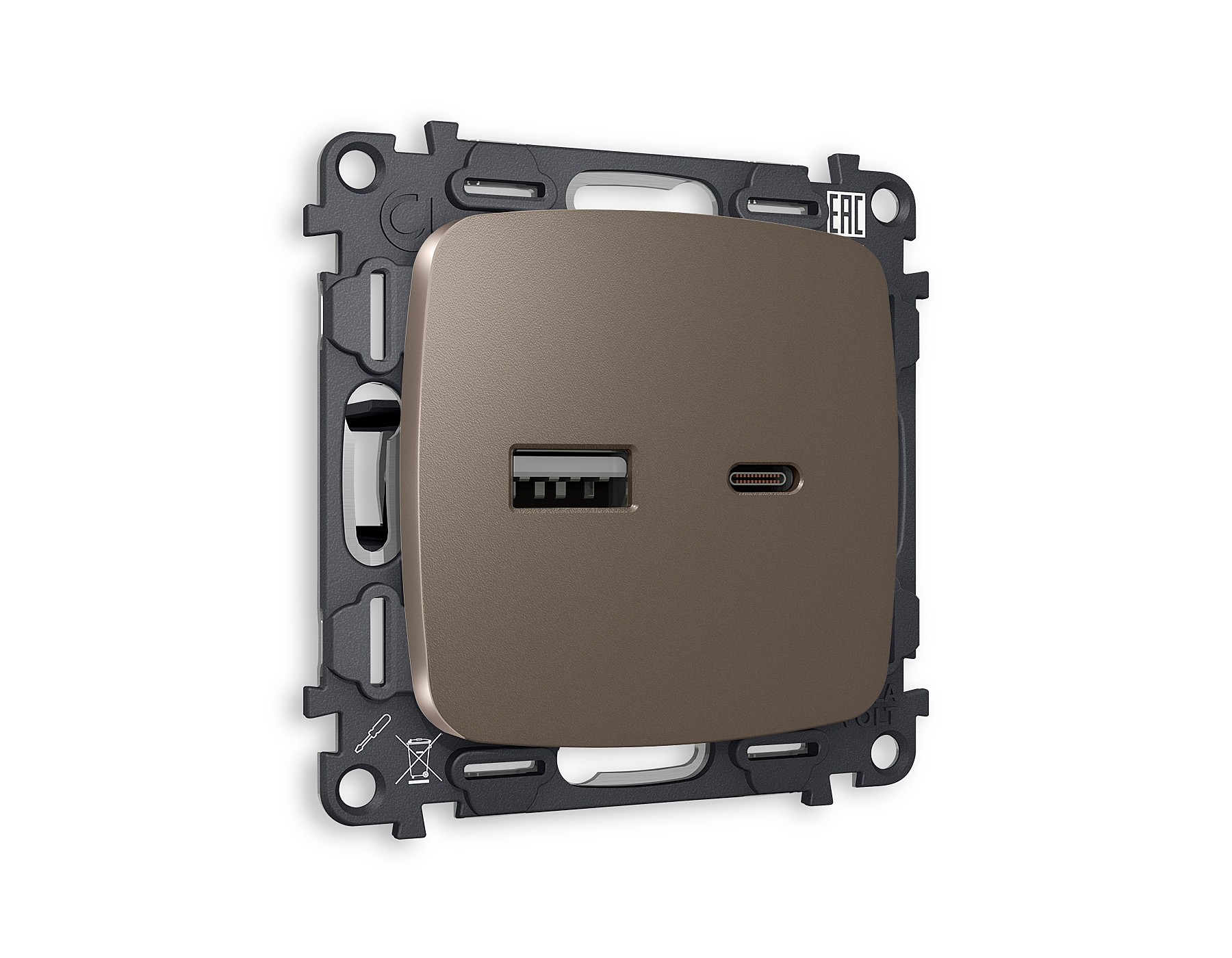 Розетка Ambrella Volt OMEGA MO641010