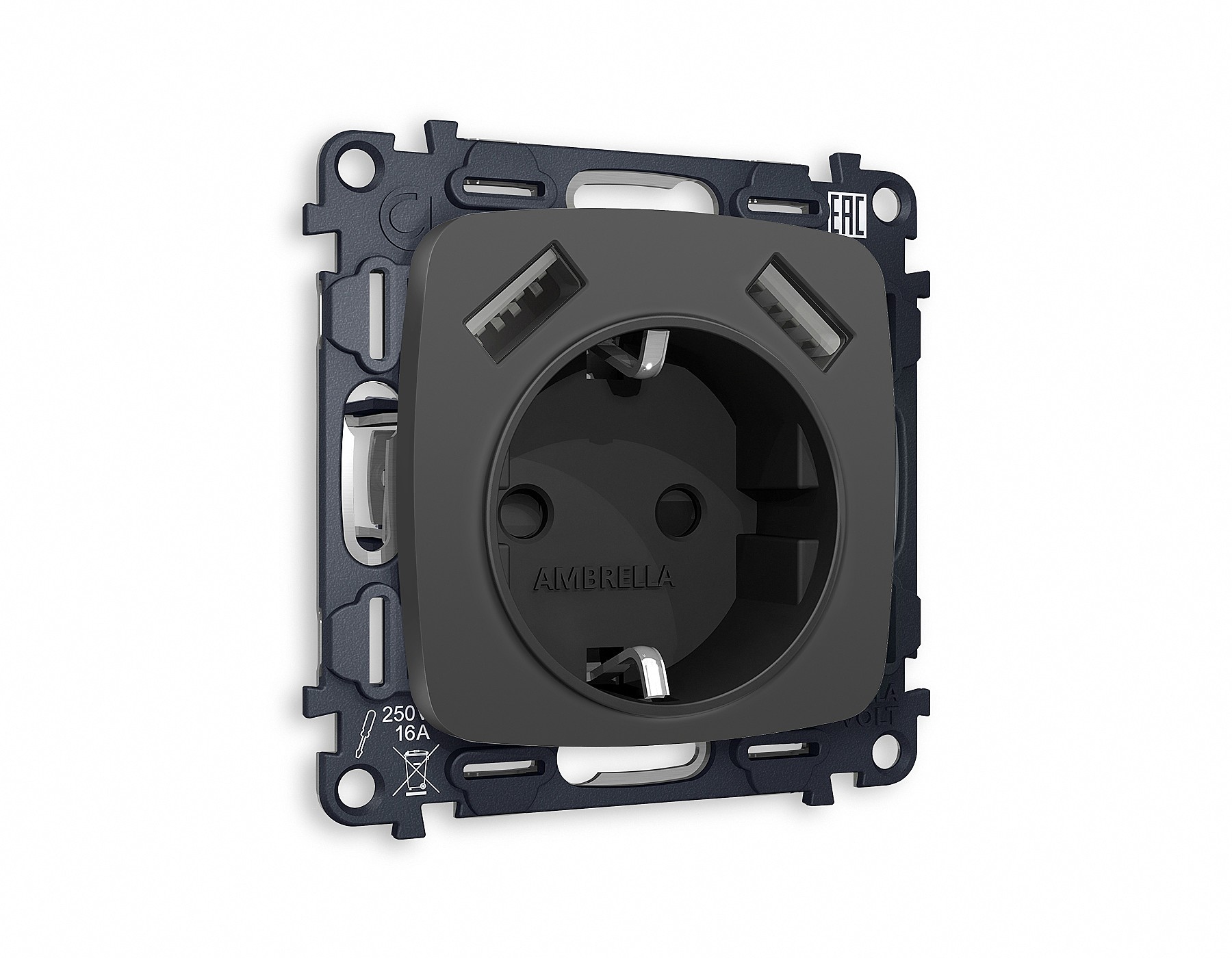 Розетка Ambrella Volt OMEGA MO909010