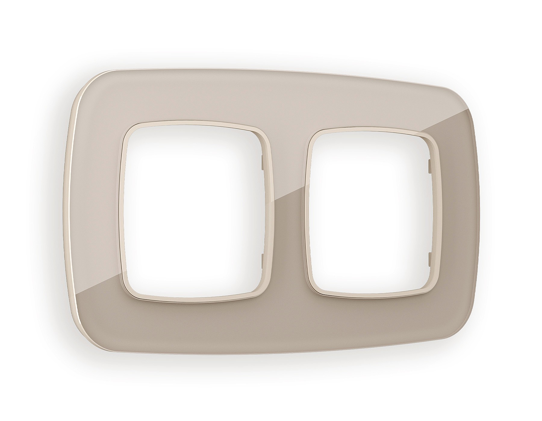 Рамка Ambrella Volt Radian Стекло натуральное OF350602