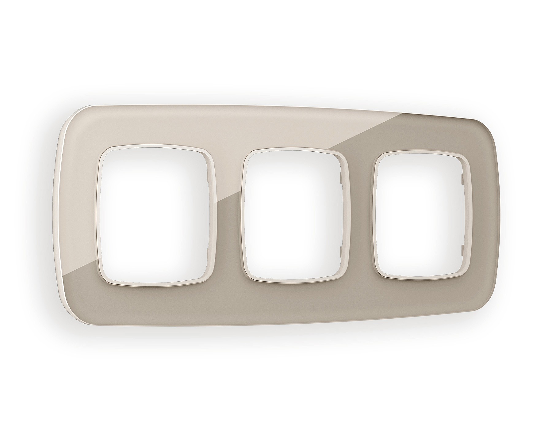 Рамка Ambrella Volt Radian Стекло натуральное OF350603