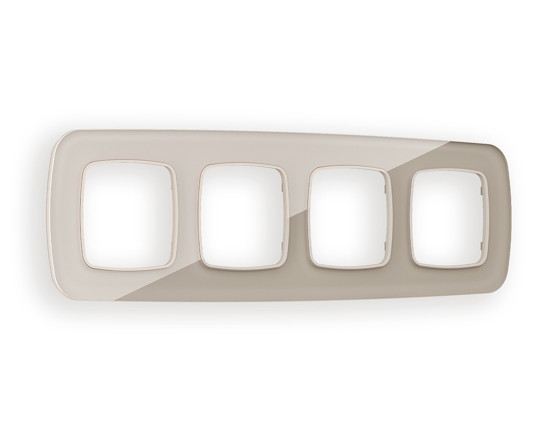 Рамка Ambrella Volt Radian Стекло натуральное OF350604