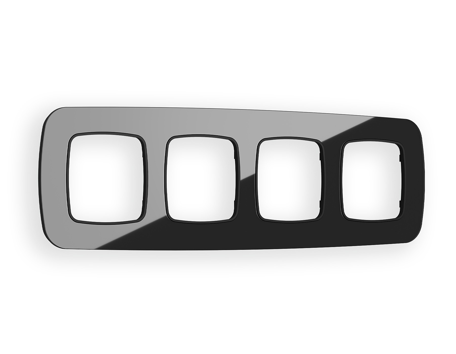 Рамка Ambrella Volt Radian Стекло натуральное OF350804