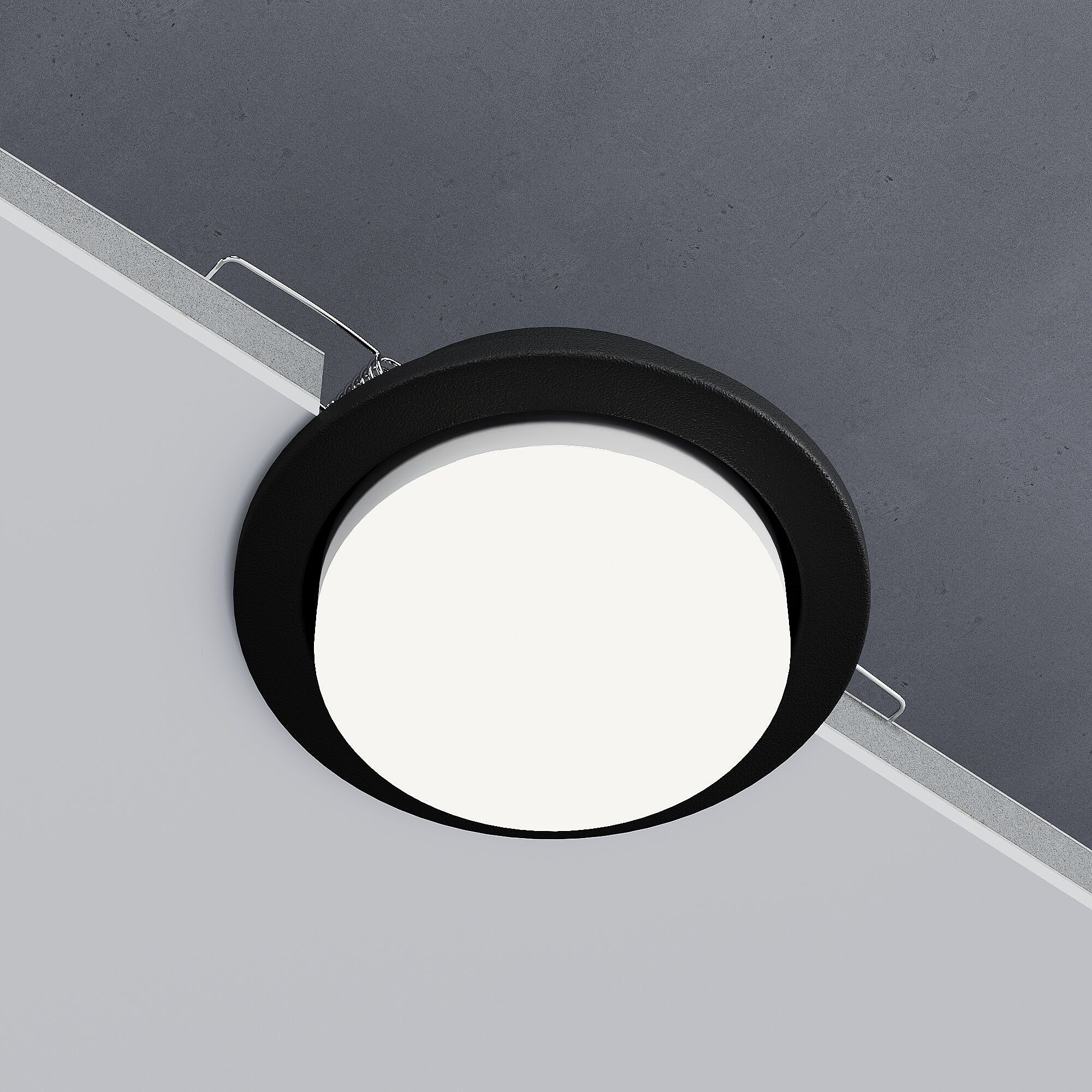 Встраиваемый светильник Elektrostandard Circu 1035 GX53 WH черный