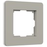 Рамка Werkel Split дымчатый/белый, soft-touch W0013067/ Рамка на 1 пост Split (дымчатый/белый, soft-touch)