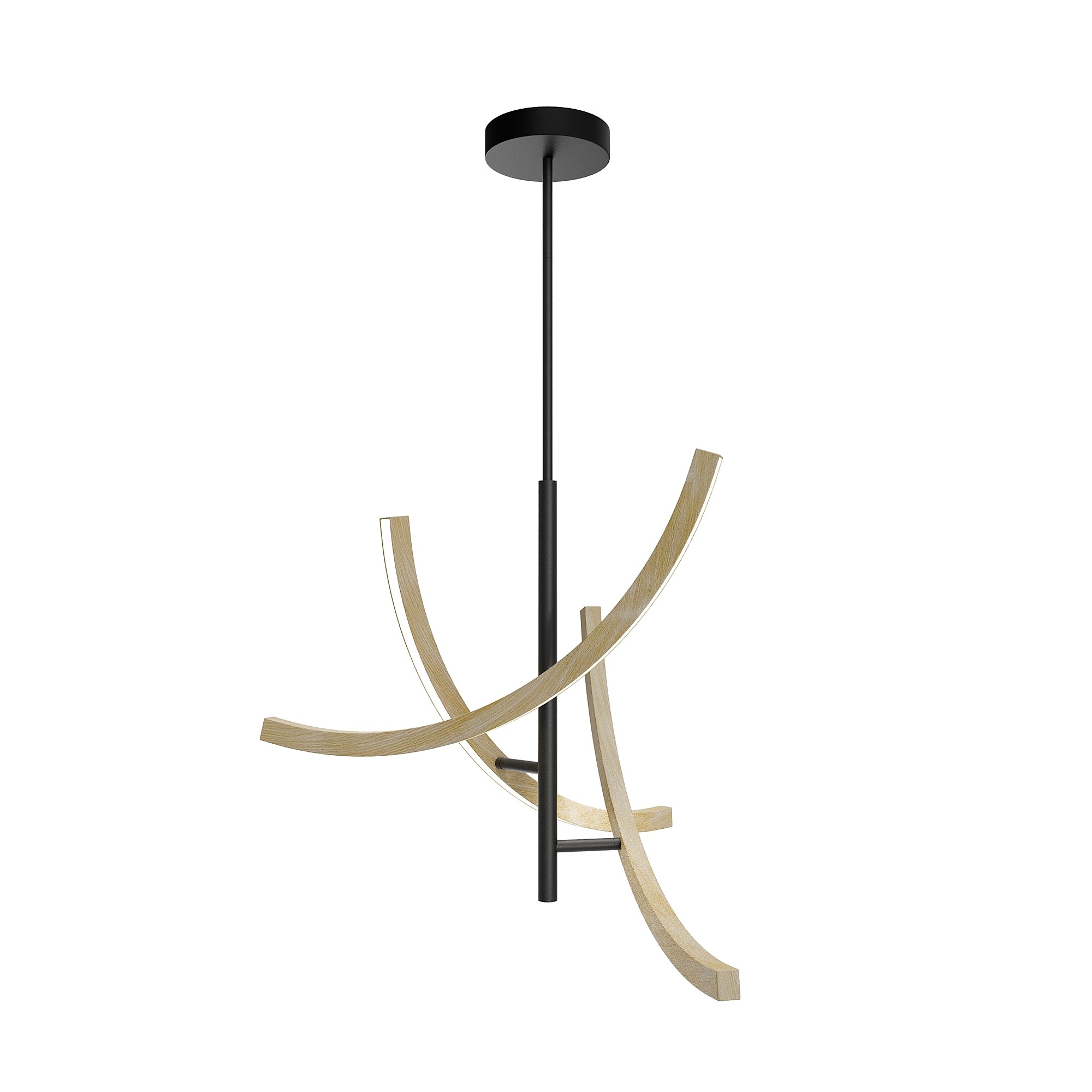 Люстра на штанге Maytoni Wabi MOD428PL-L27BK