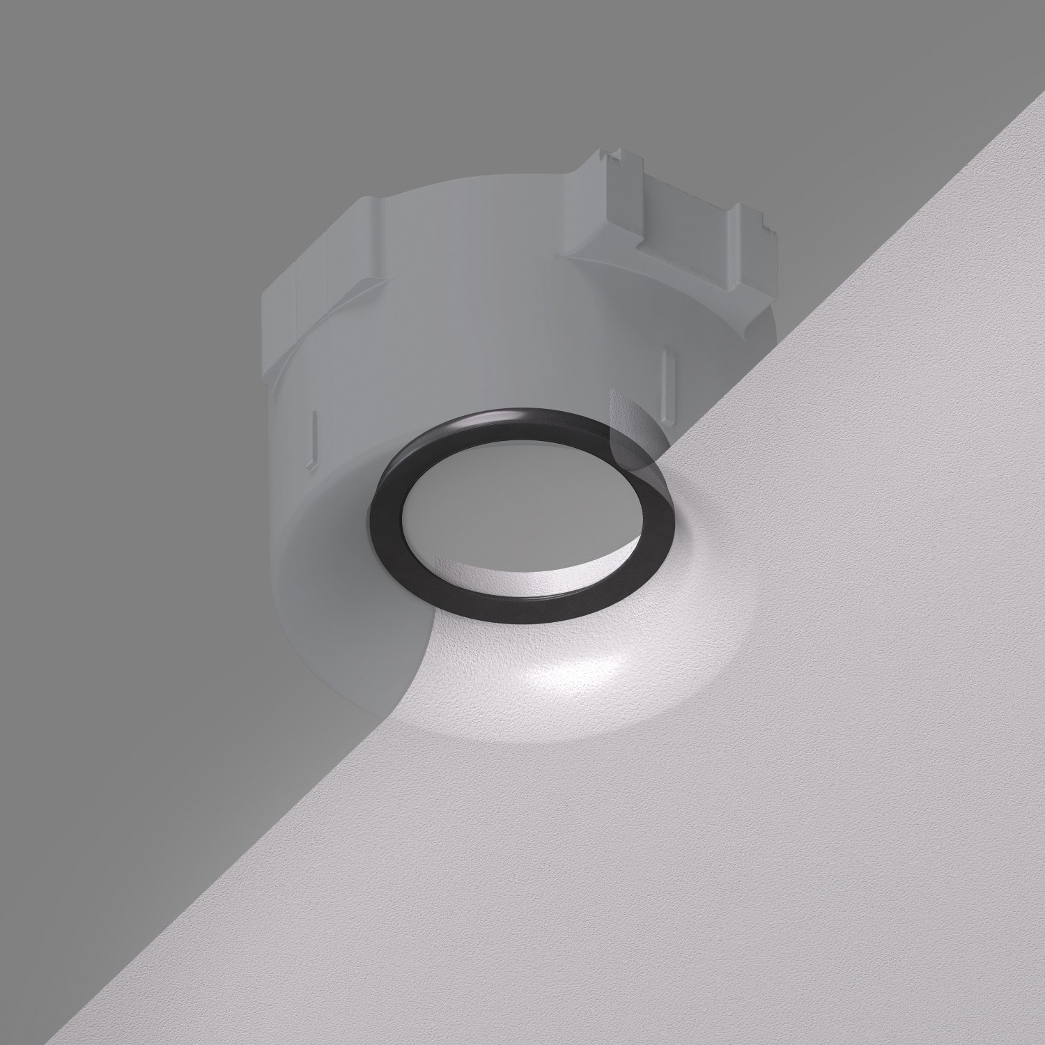 Фиксирующее кольцо для светильников серии INVIZ DK2080-WH, DK2081-WH Denkirs INVIZ DK2085-BK