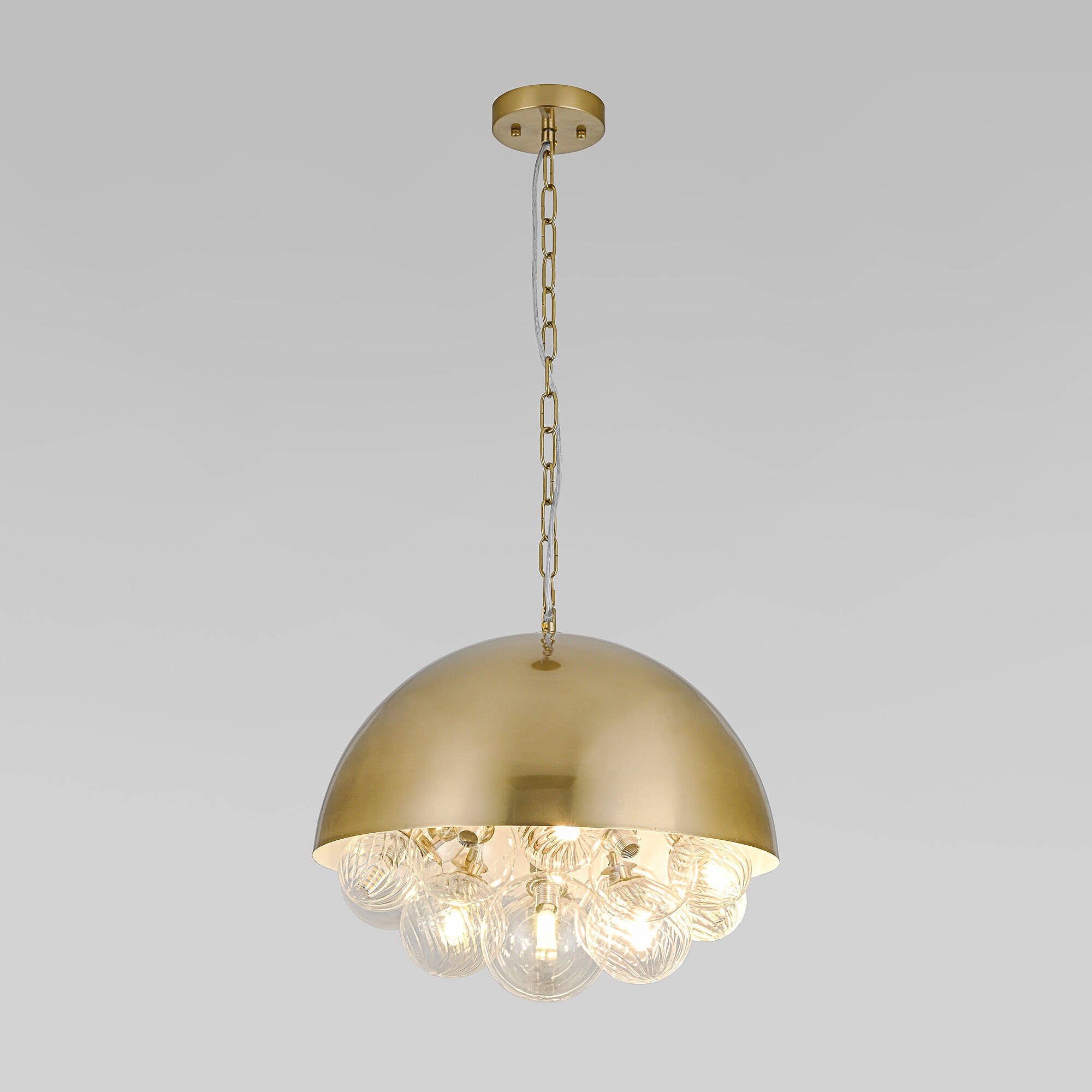 Подвесная люстра Eurosvet Anait 30177 латунь Smart