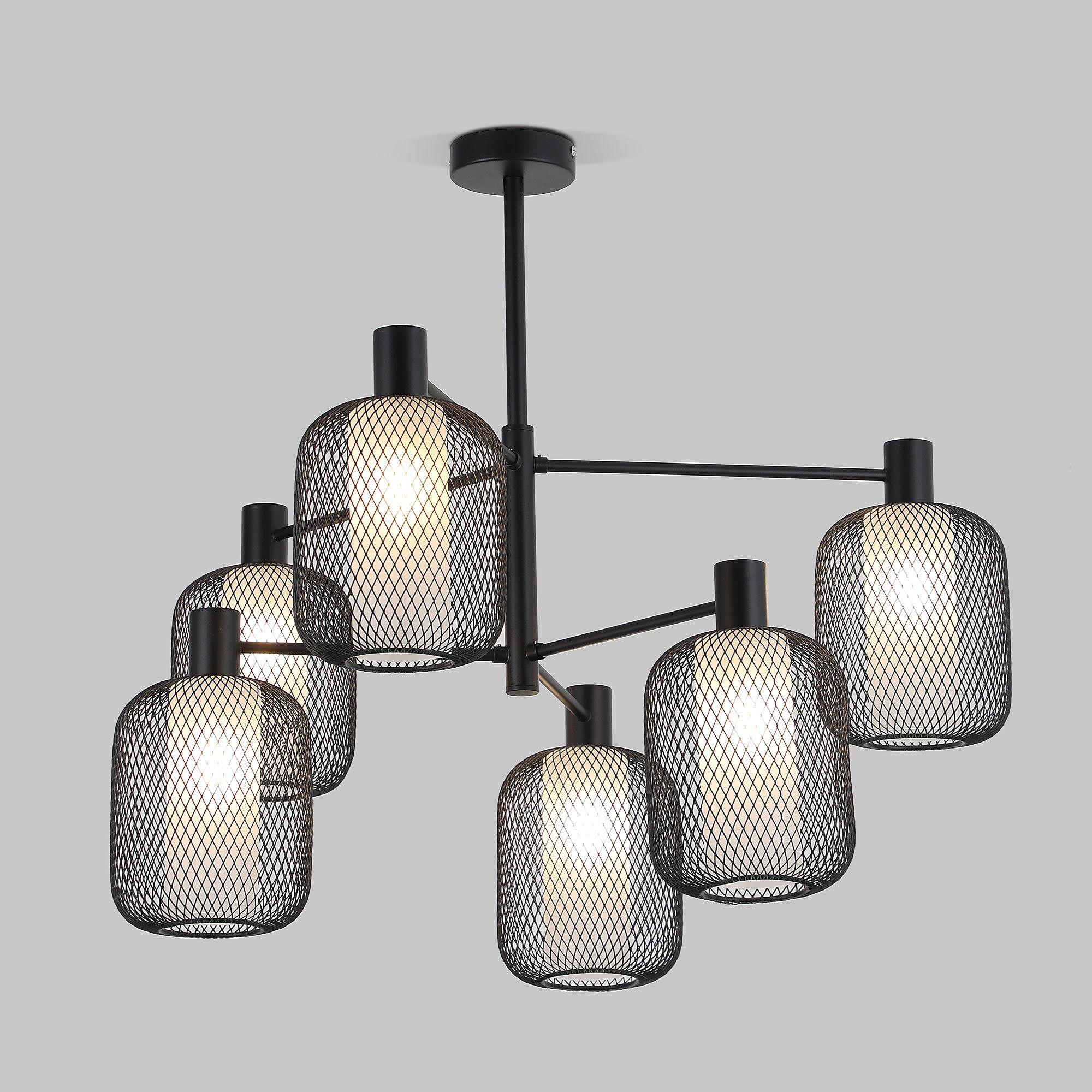 Потолочная люстра Eurosvet Voile 30191/6 черный