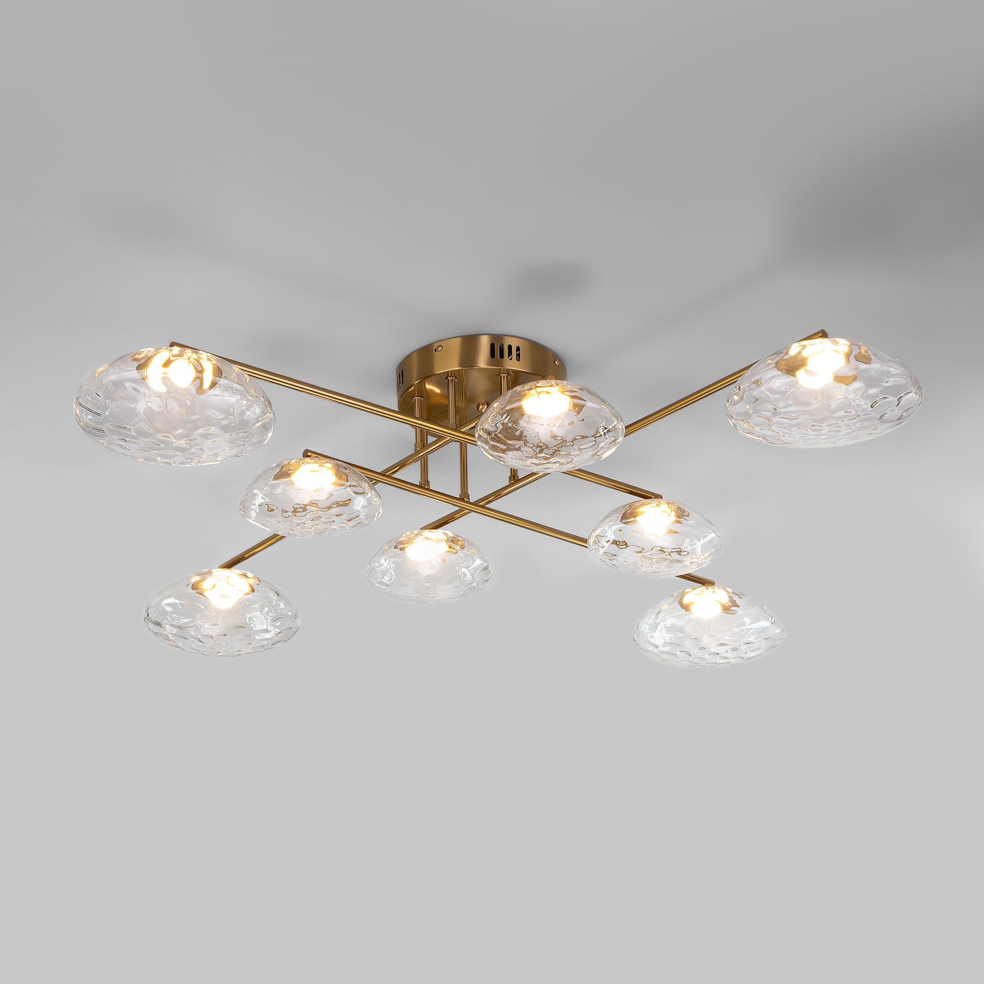 Потолочная люстра Eurosvet Ripple 50389 LED латунь