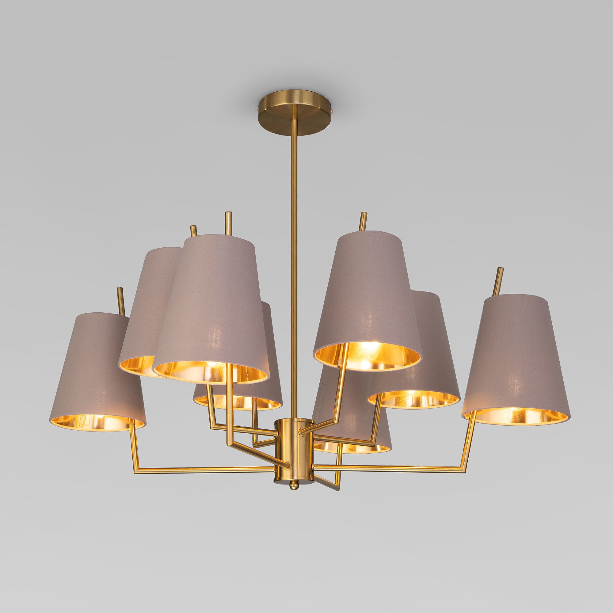 Потолочная люстра Eurosvet Topanga 60173/8 латунь Smart