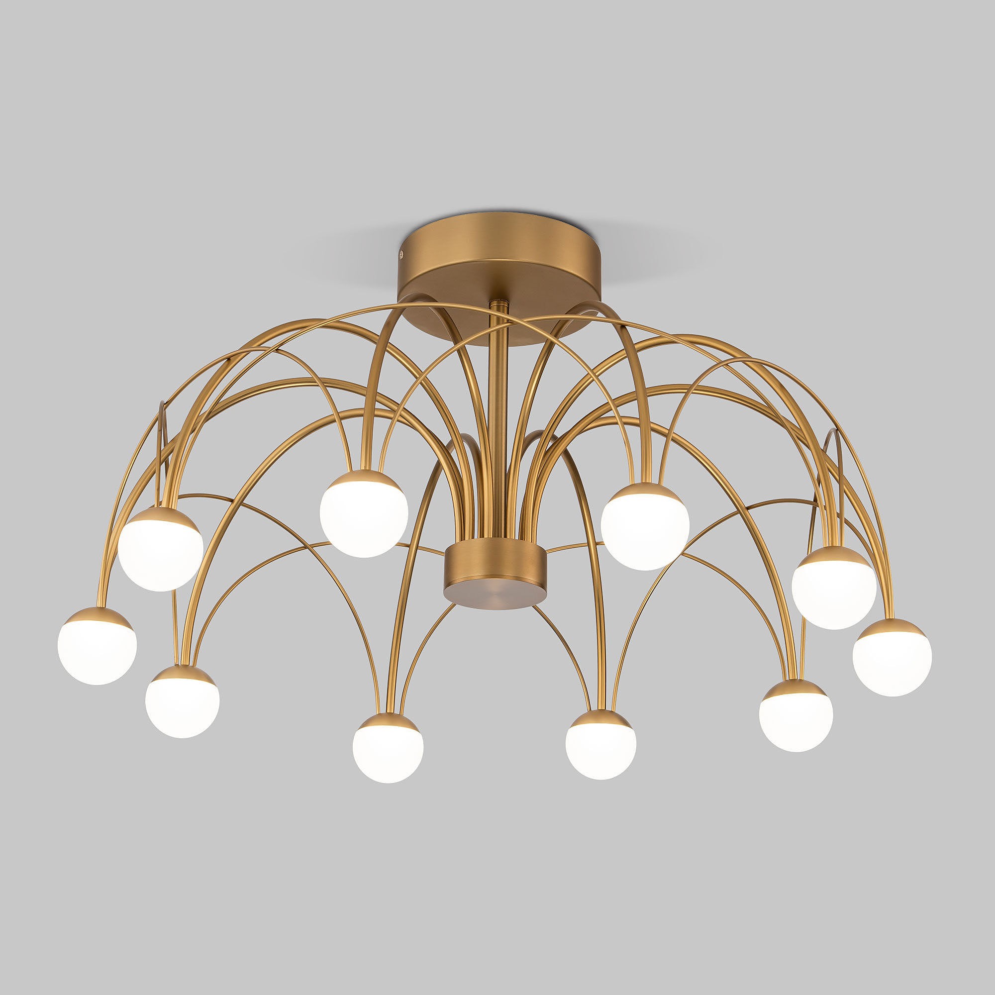 Потолочная люстра Eurosvet Ragno 90031/10 LED золото