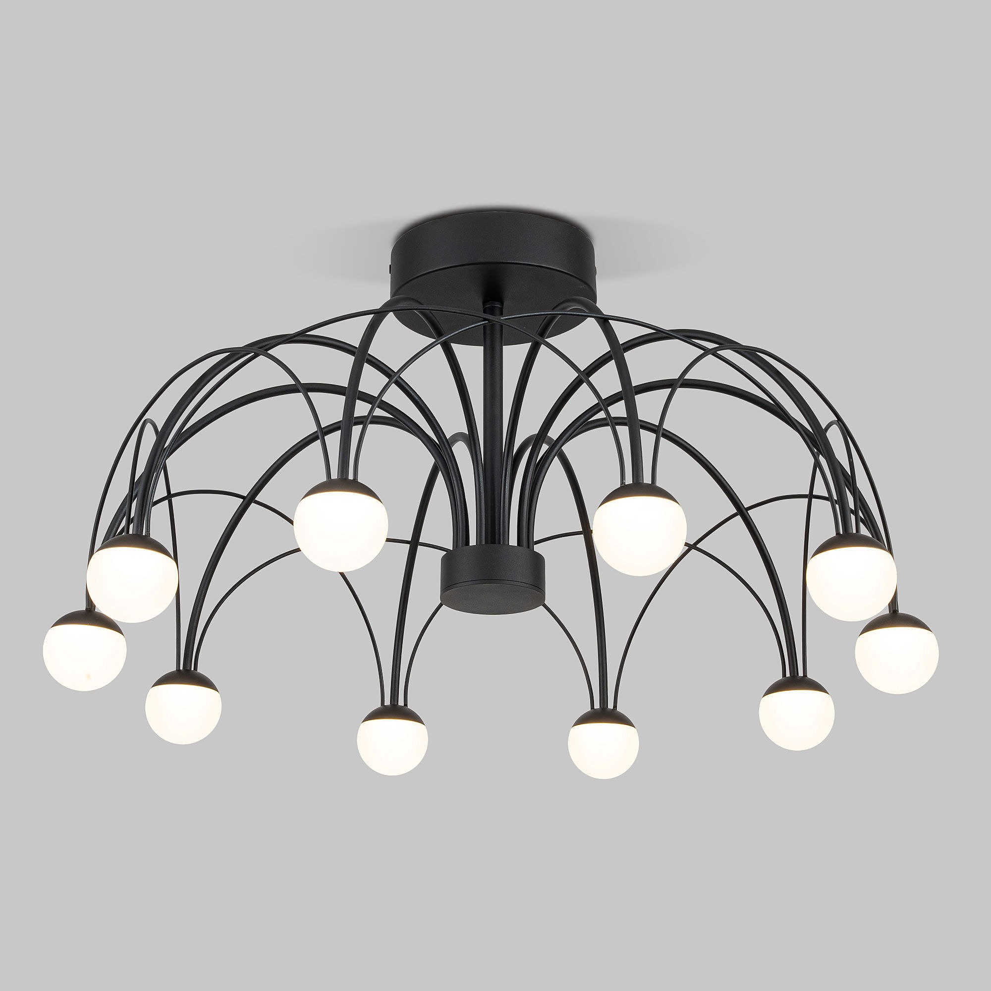 Потолочная люстра Eurosvet Ragno 90035/10 LED черный