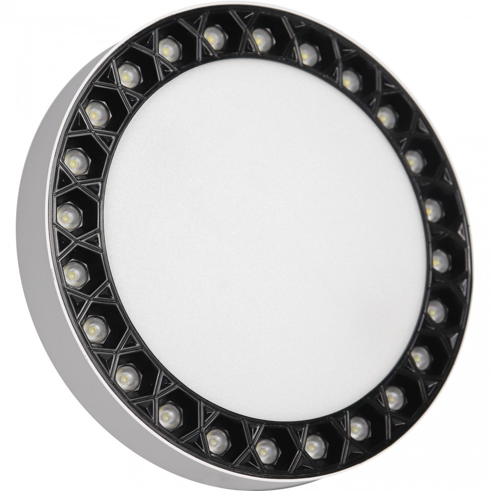 Светильник потолочный ILedex Mercury 5552-36W-D217-3/4K-WH+BK