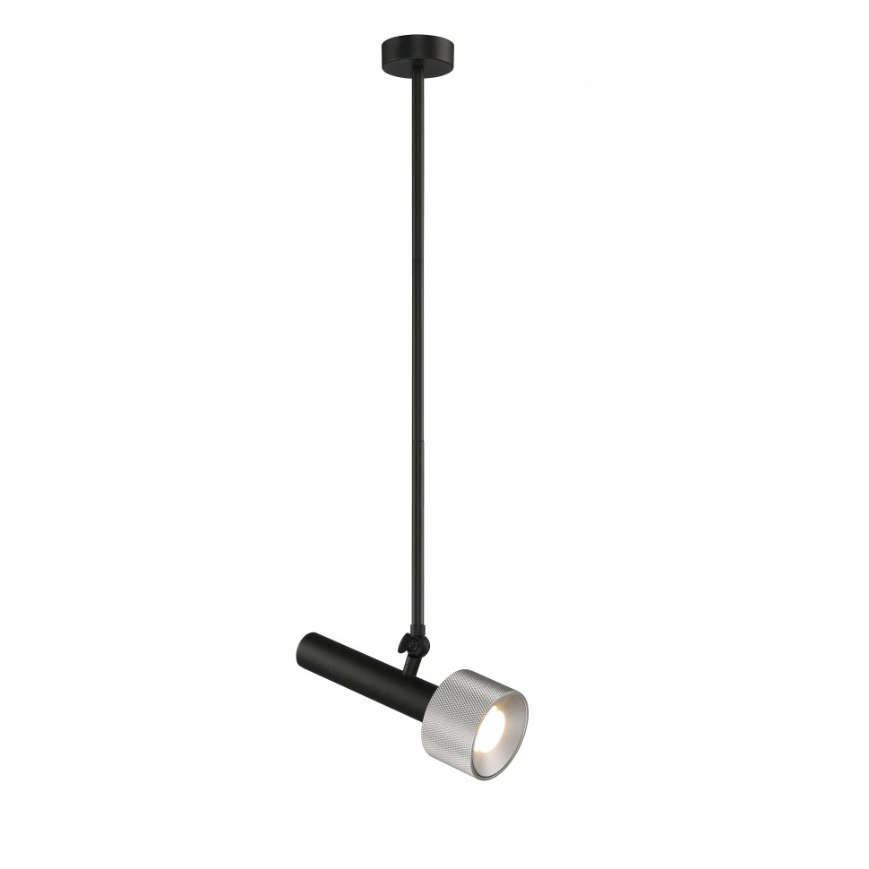 Светильник потолочный ILedex Delta 2361-1 BK+SL