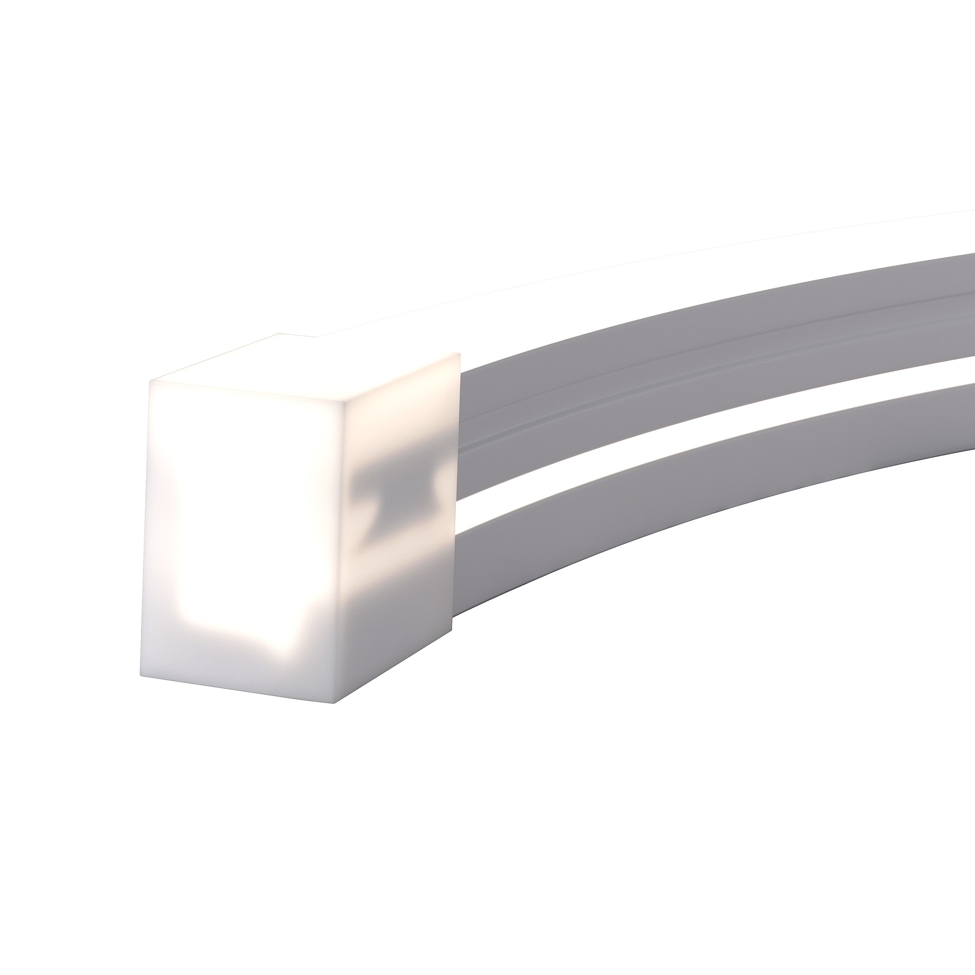 Гибкий неон 17x12 24В 12Вт/м RGBW 4000K IP67 5м Maytoni Изгиб поперек оптической оси 432004