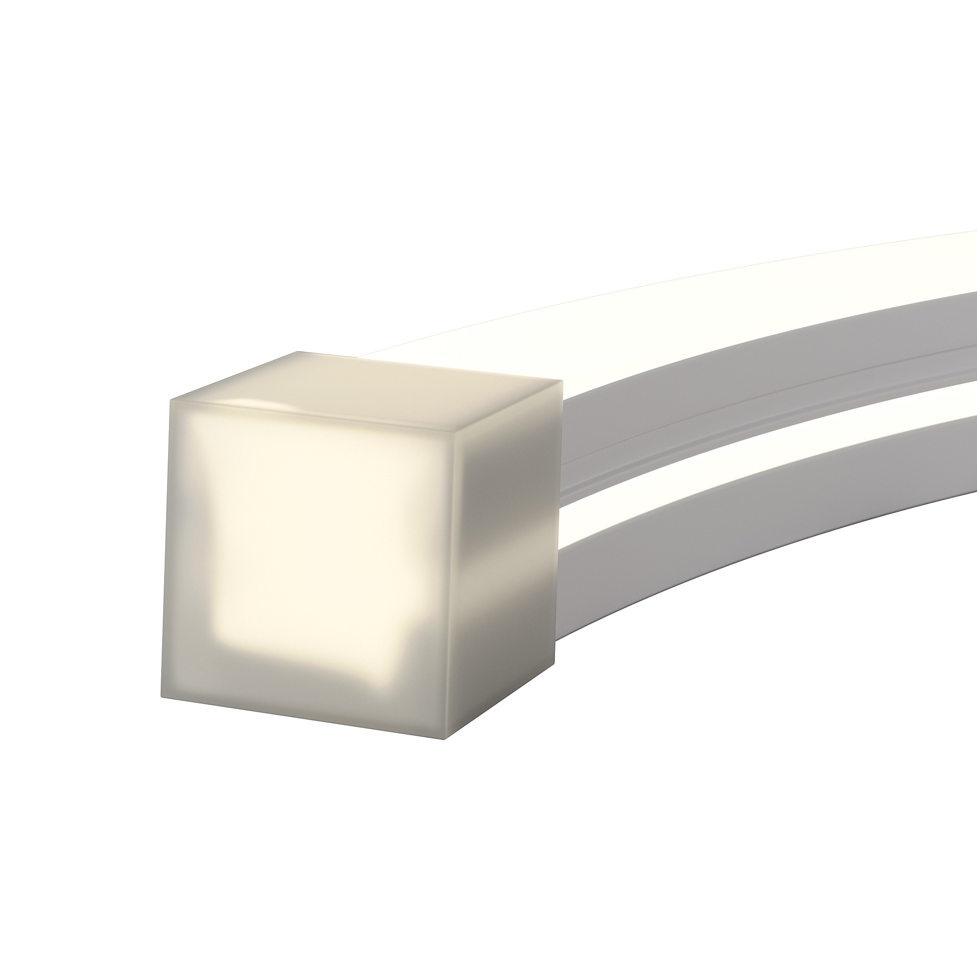 Гибкий неон 16x16 24В 10Вт/м 3000K IP67 10м (боковой изгиб) Maytoni Изгиб поперек оптической оси 432014